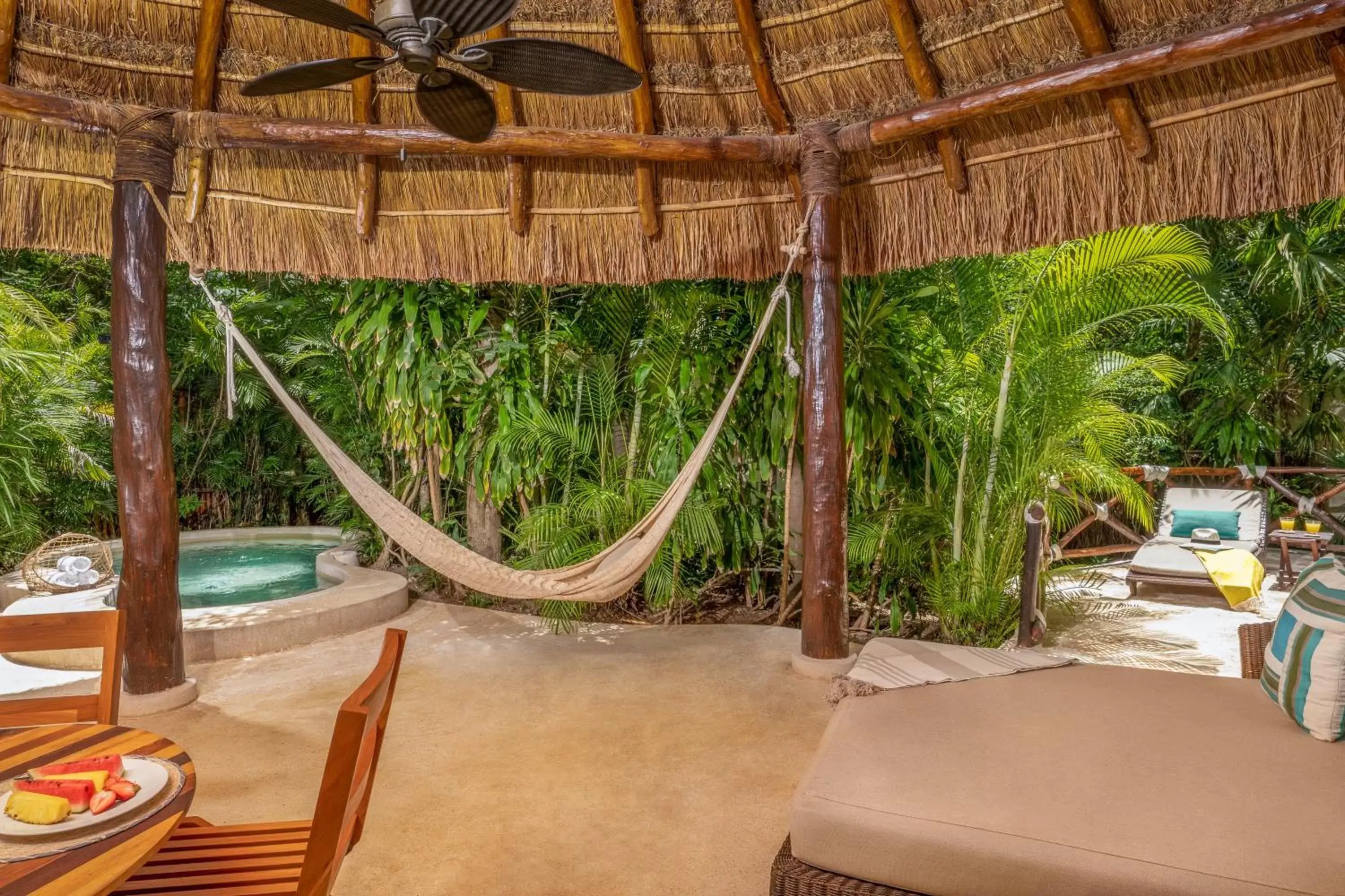 Patio in Viceroy Riviera Maya, a Luxury Villa Resort