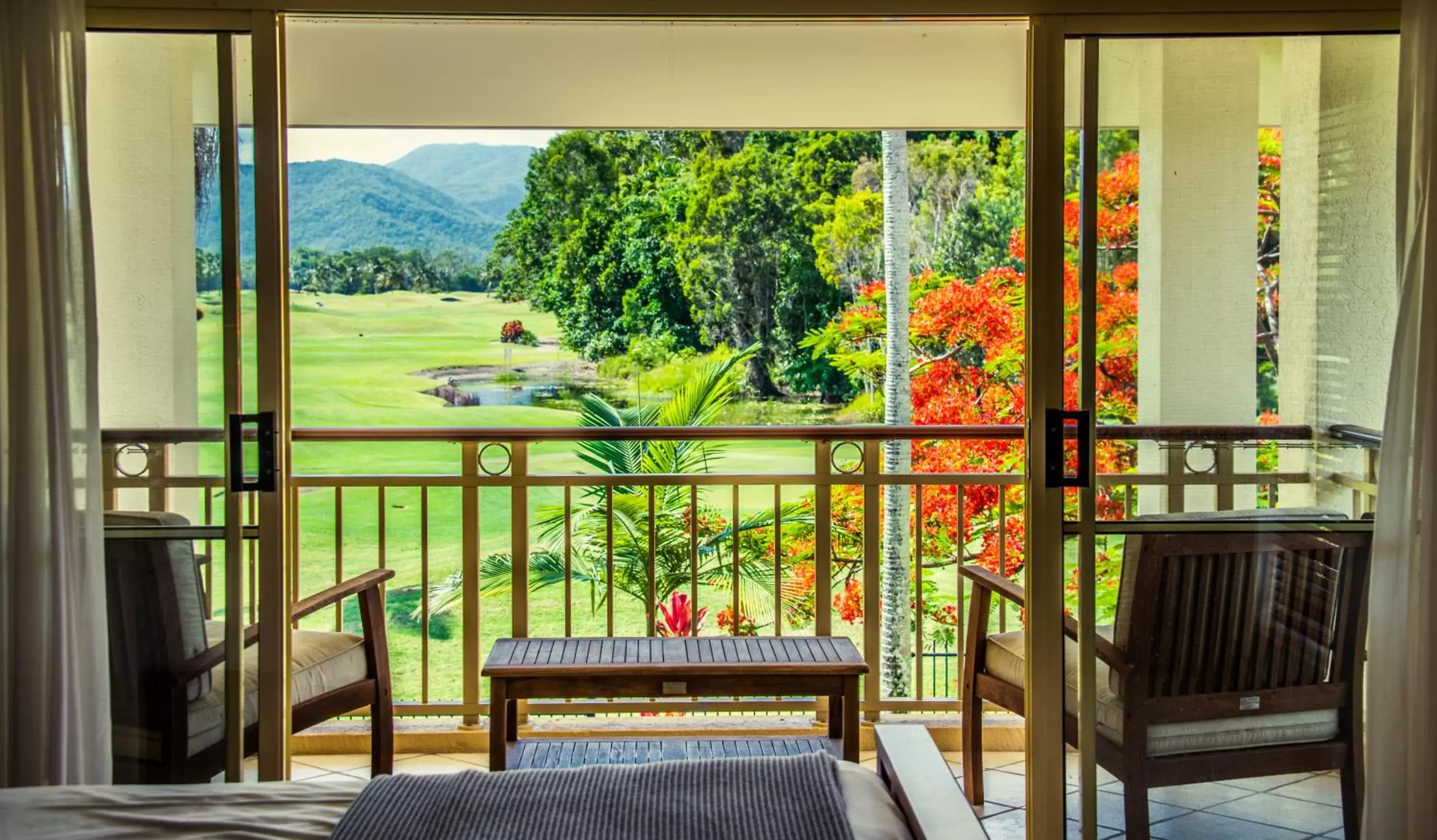 View (from property/room), Balcony/Terrace in Paradise Links Resort Port Douglas