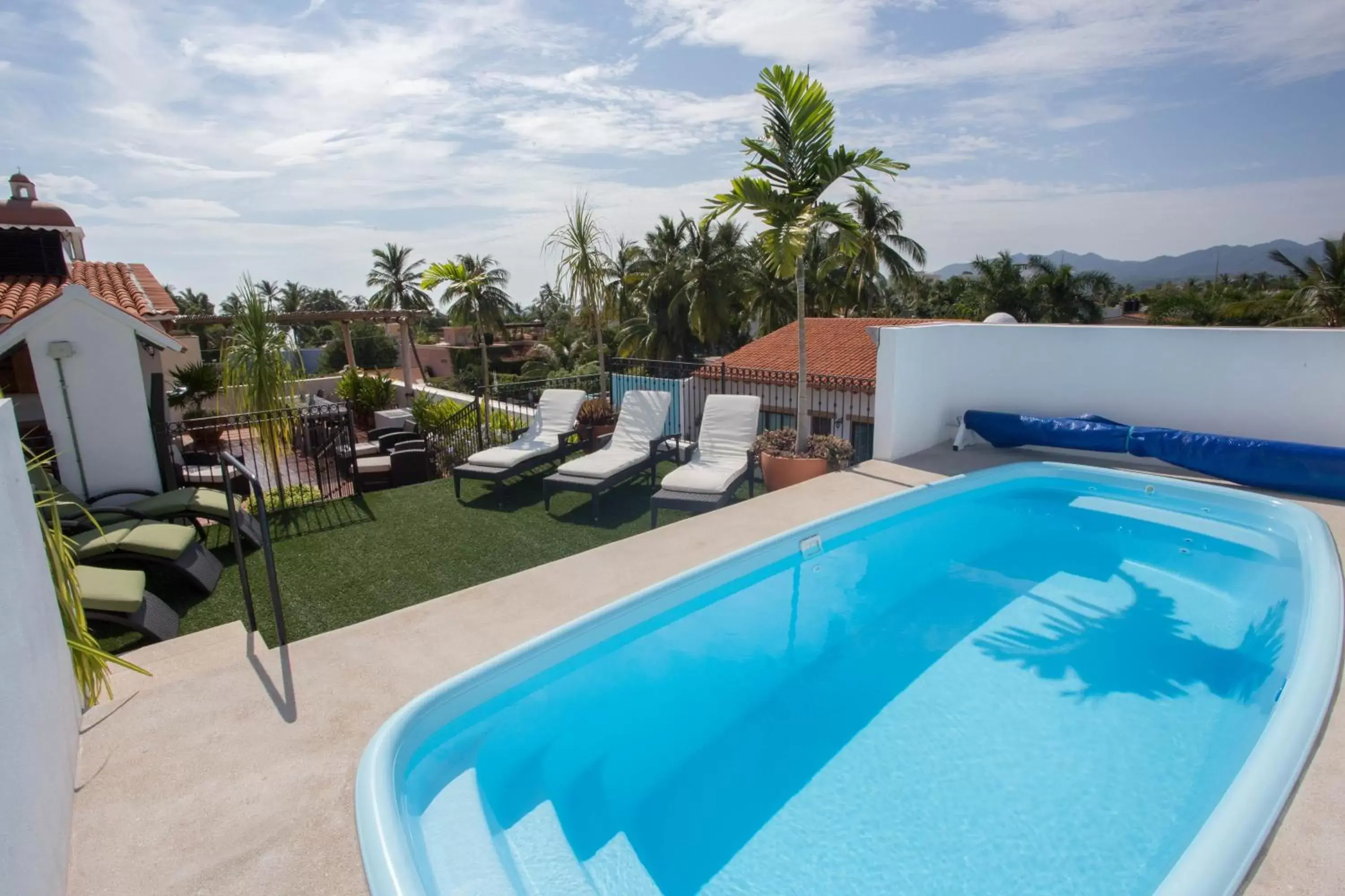 Patio, Swimming Pool in Refugio del Mar Luxury Hotel Boutique