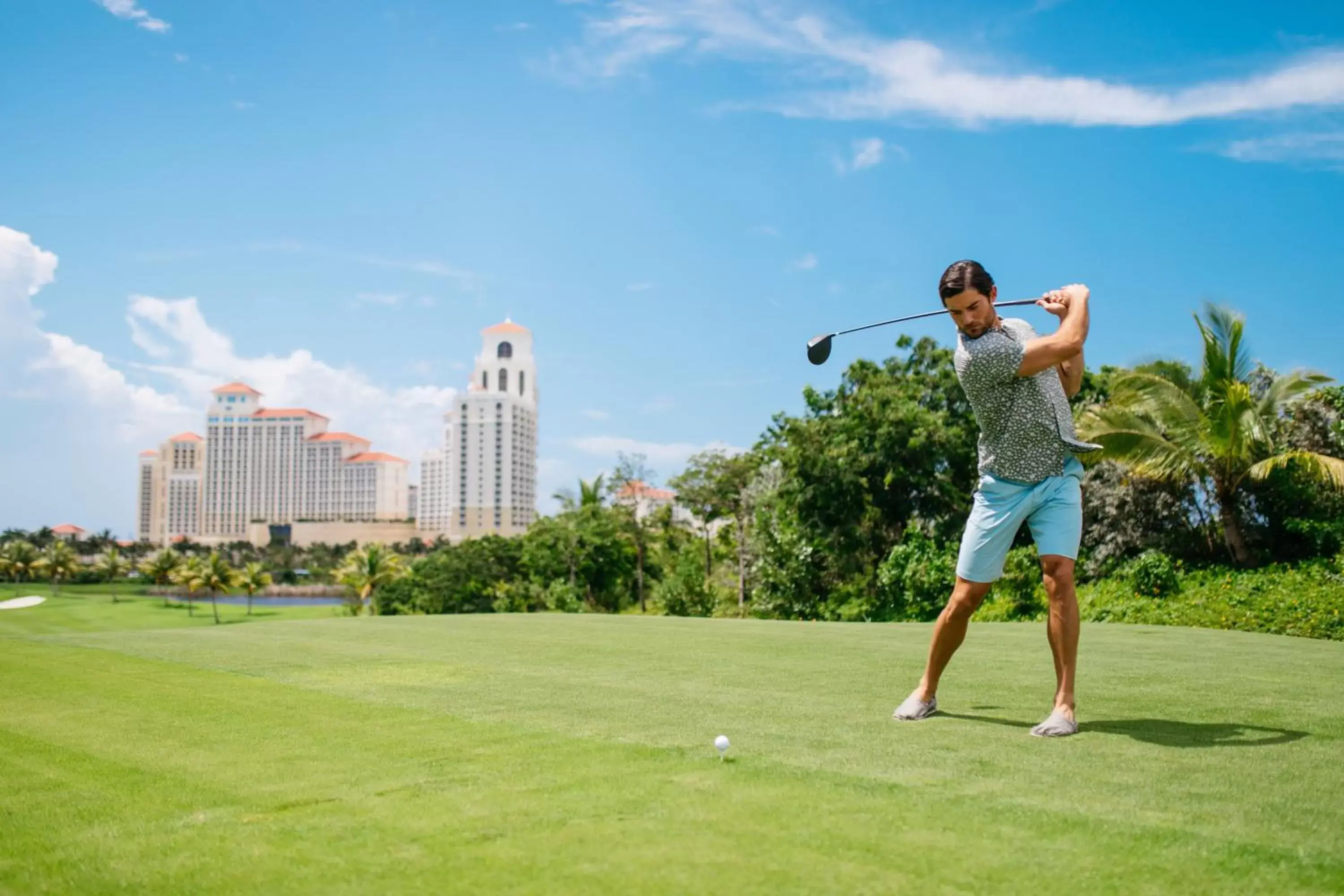 Golfcourse in SLS at Baha Mar