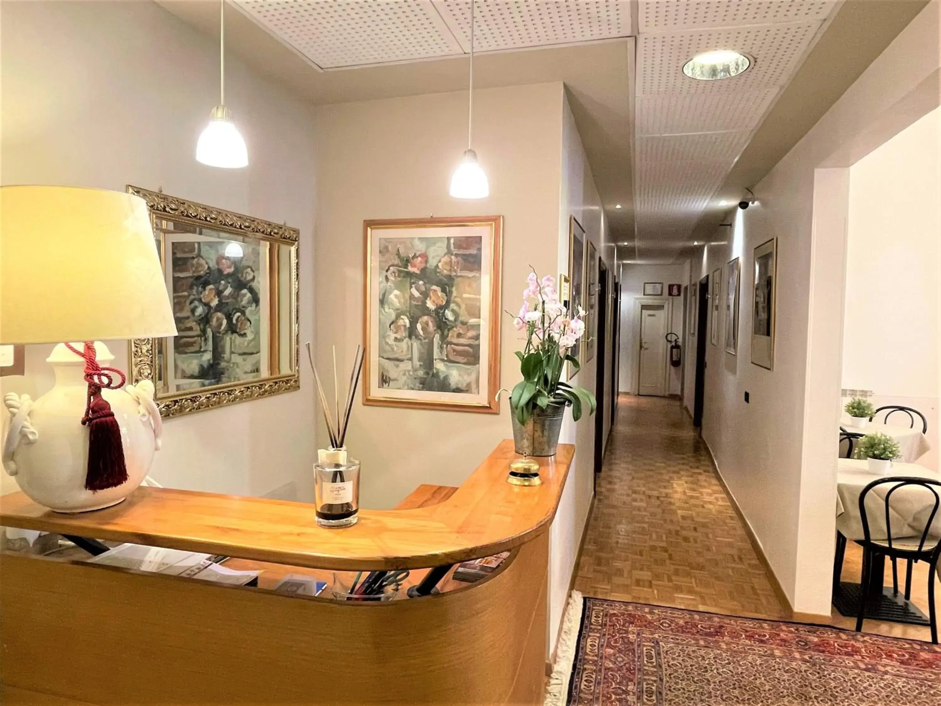Lobby or reception in Hotel Leopolda Lobby or reception in Hotel Leopolda