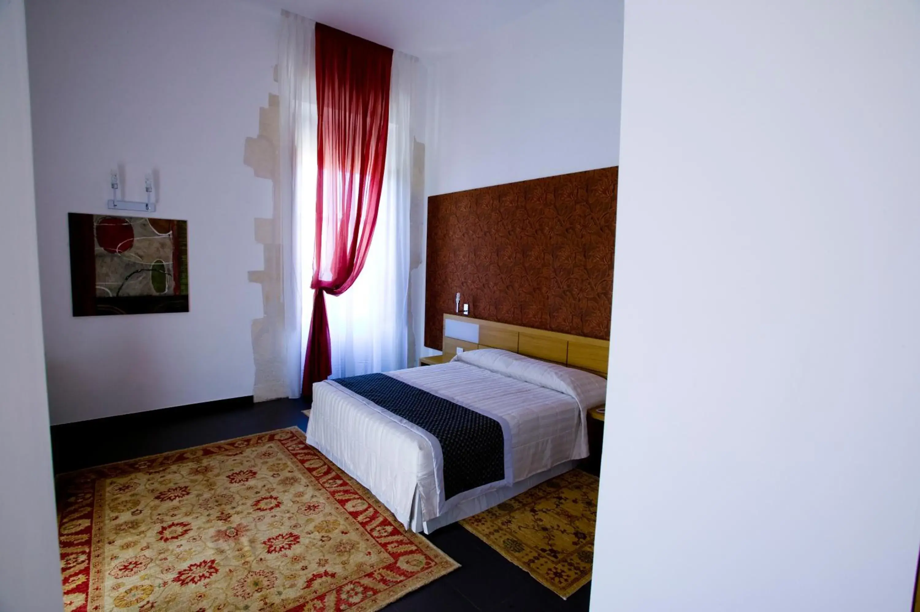 View (from property/room), Bed in Grande Albergo Alfeo