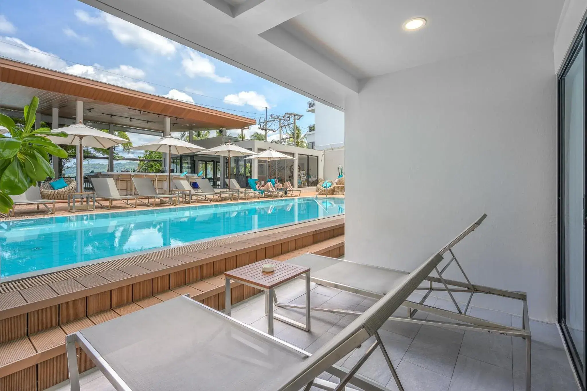 Pool view in LIV Hotel Phuket Patong Beachfront Pool view in LIV Hotel Phuket Patong Beachfront