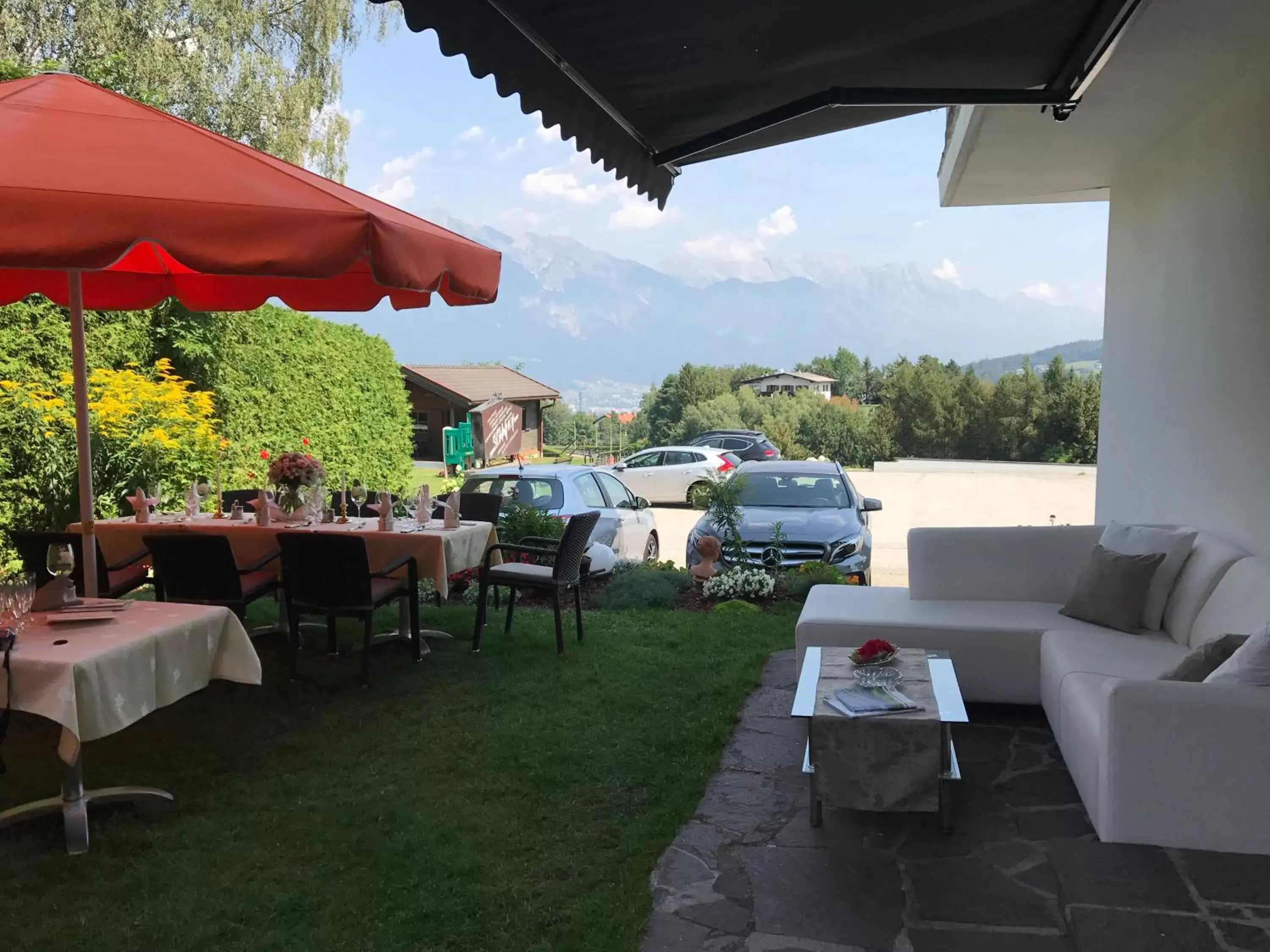 Mountain view, Restaurant/Places to Eat in Hotel Sonnhof