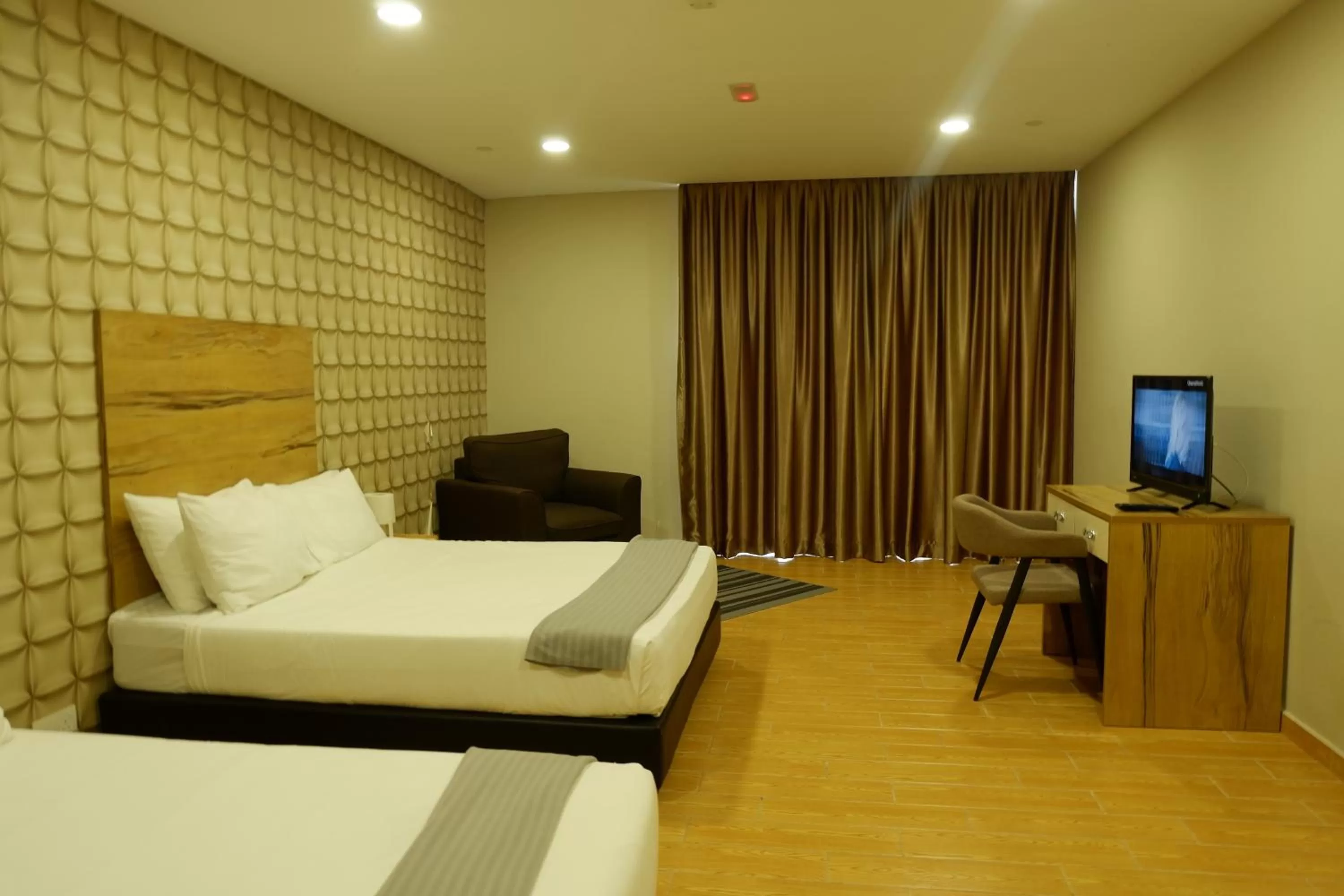 Bed in Bangi Perdana Hotel