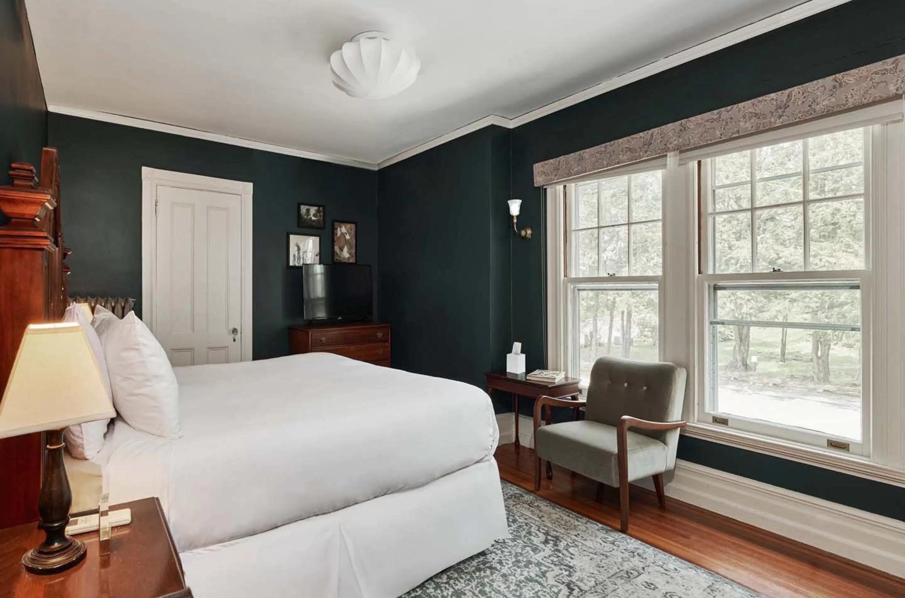 Photo of the whole room, Bed in The Dewey by The Lenox Collection