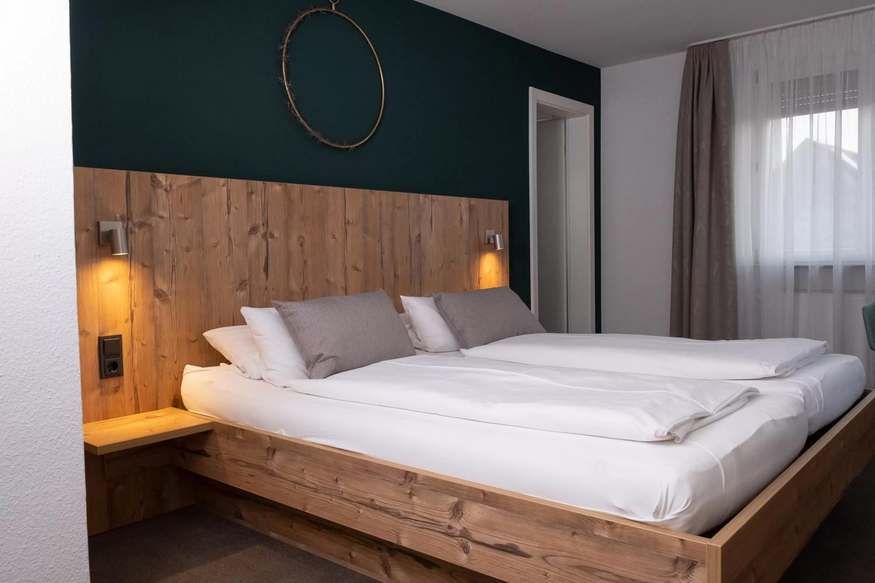 Bed in Gasthaus Hotel Kranz