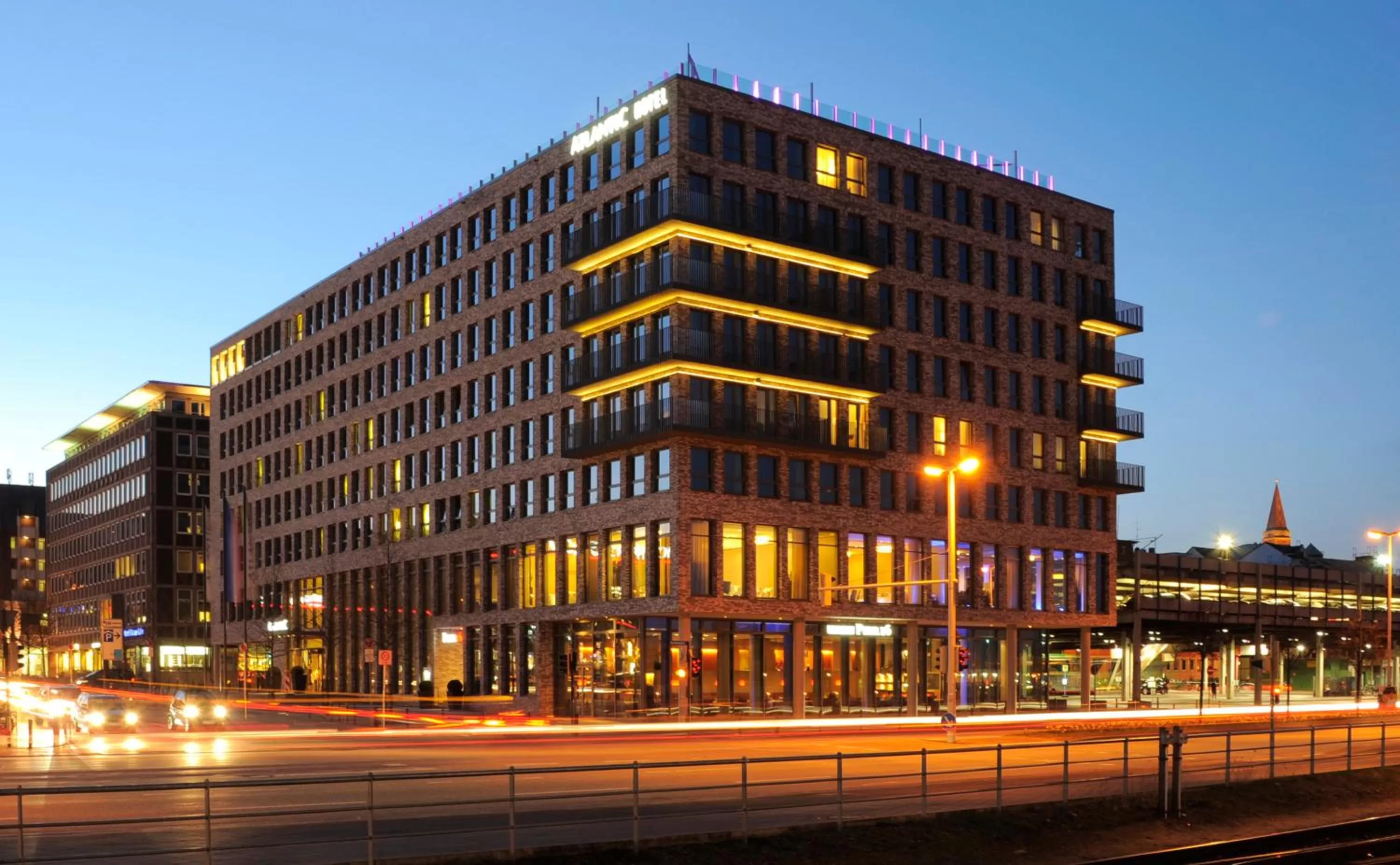 Facade/entrance in ATLANTIC Hotel Kiel