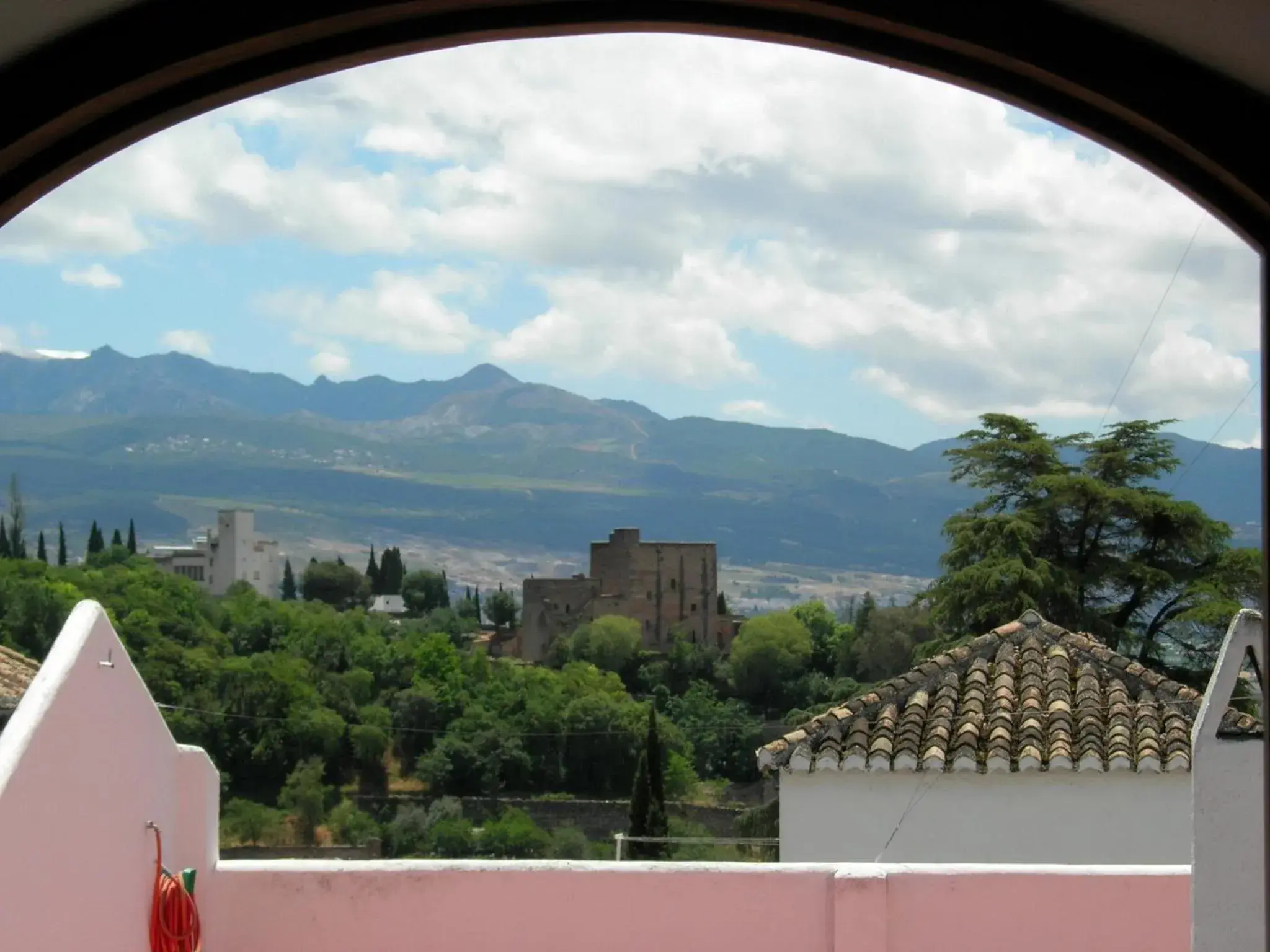 View (from property/room), Balcony/Terrace in Hotel Santa Isabel La Real