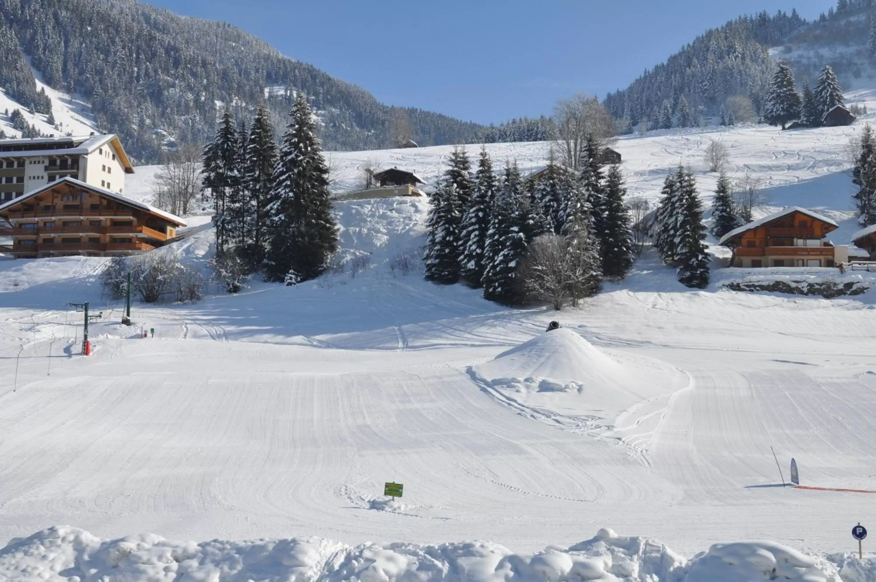 View (from property/room), Winter in Résidence Joséphine