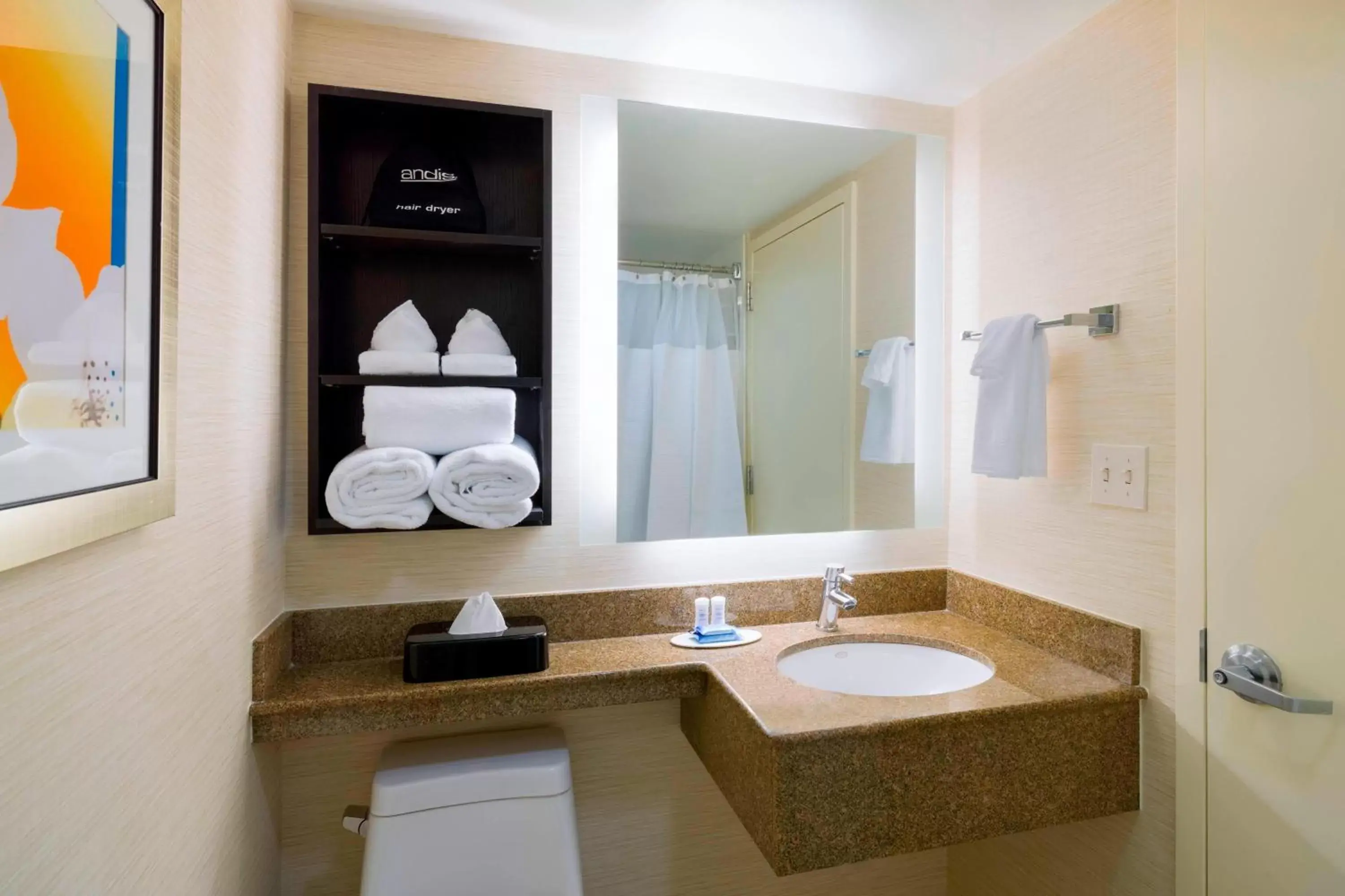 Bathroom in Fairfield Inn & Suites by Marriott Paramus
