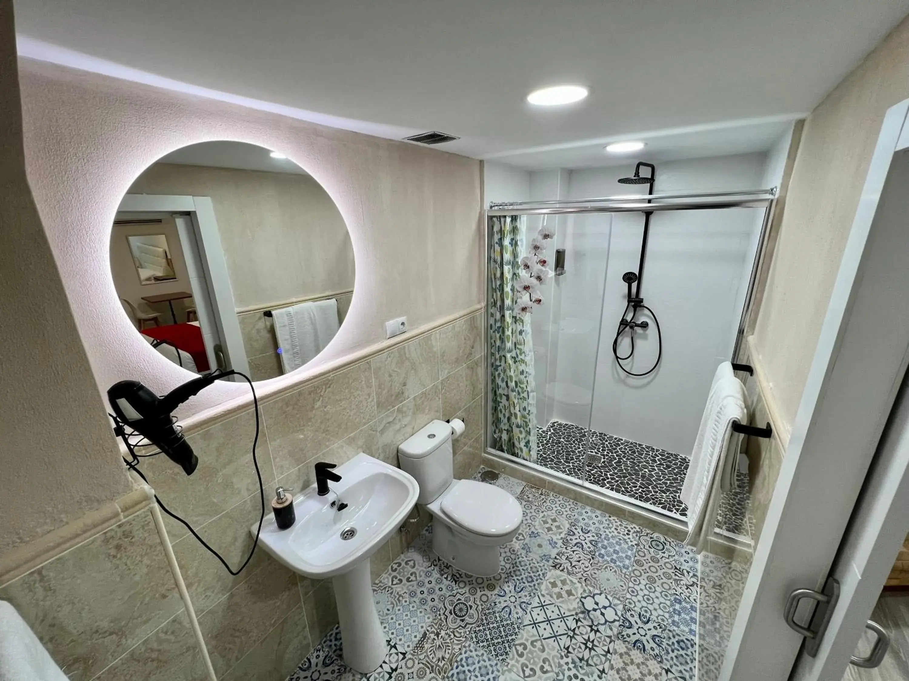 Shower, Bathroom in Hotel Mexico