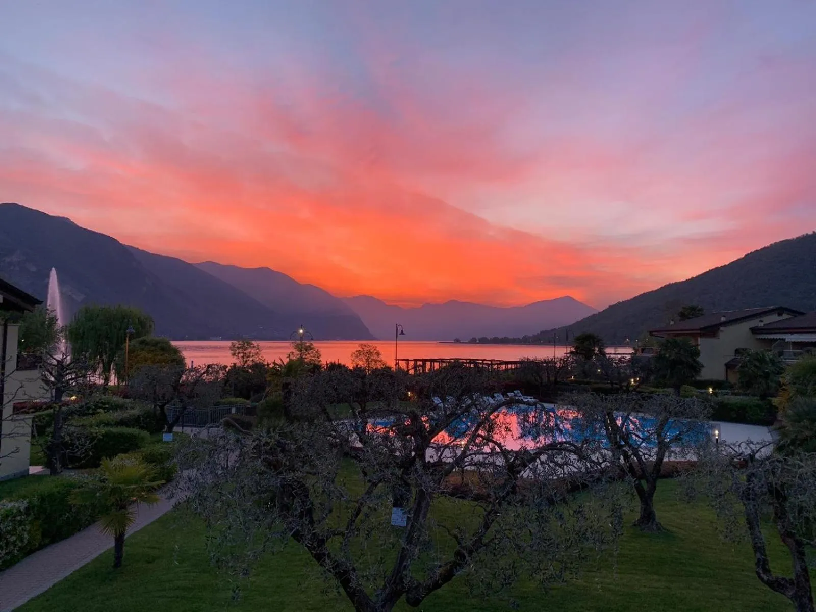 Lake view in Ulivi Hotel & Residence