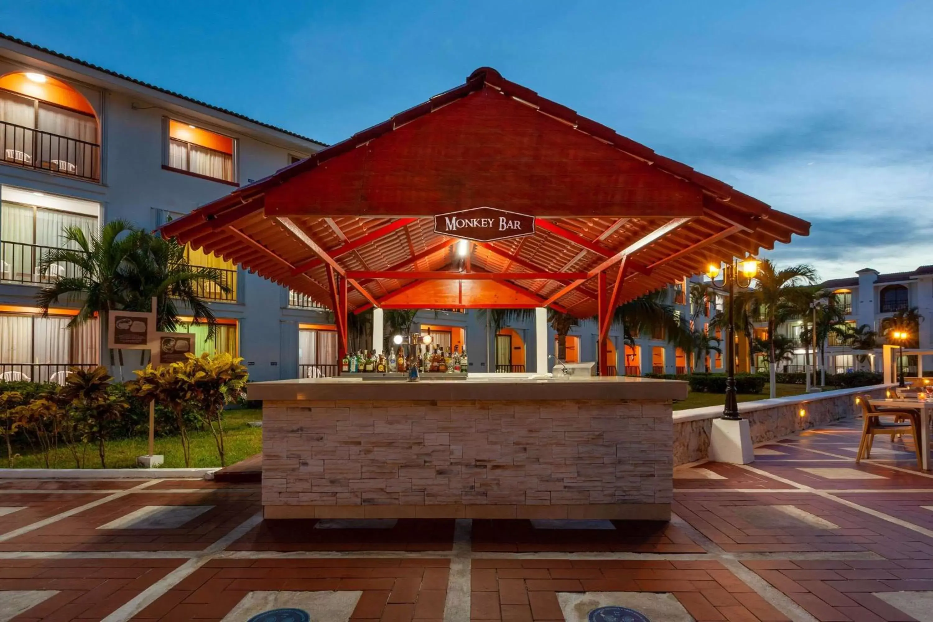 Patio, Property Building in Cozumel Hotel & Resort Trademark Collection by Wyndham