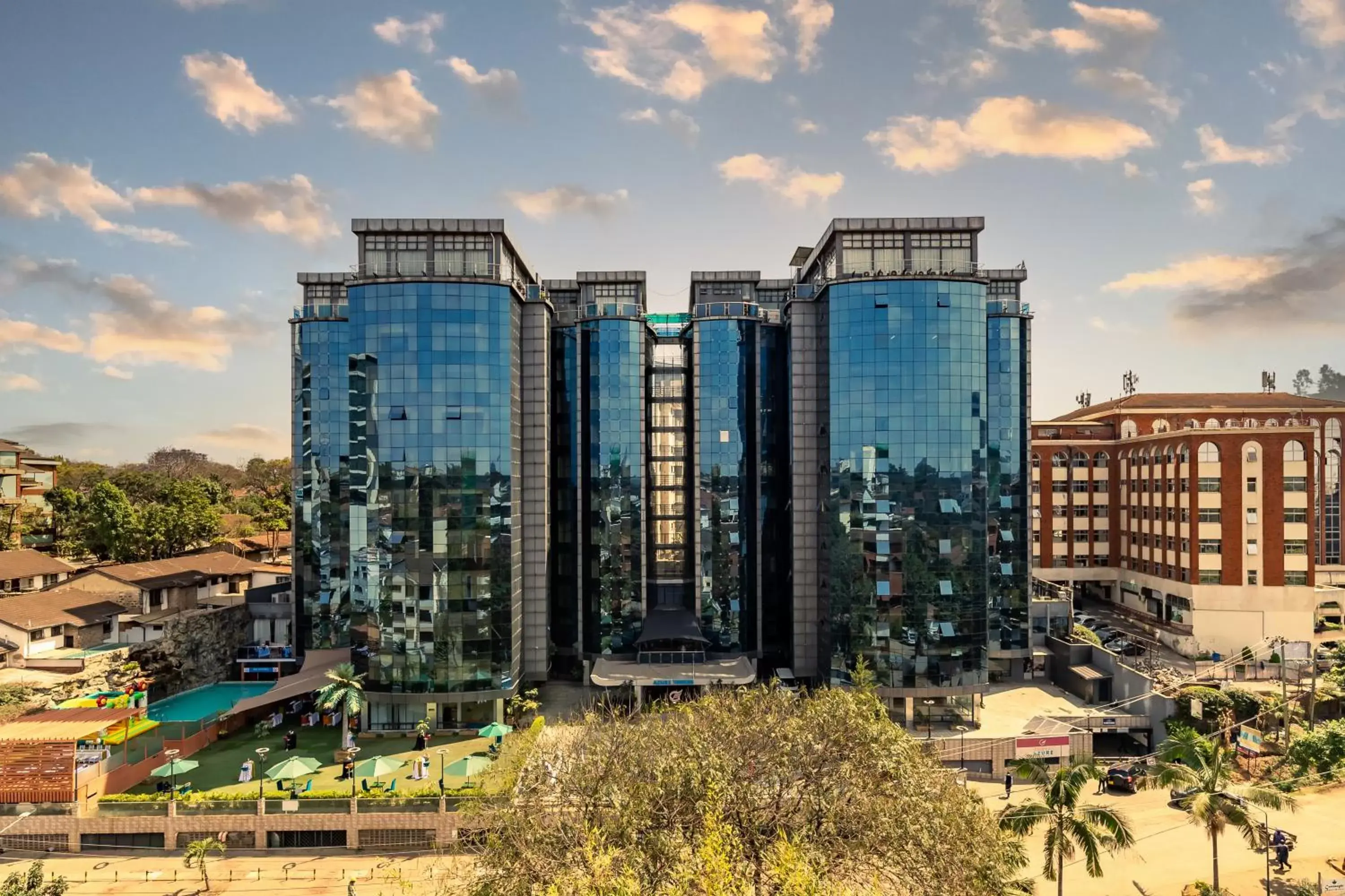 Property building in PrideInn Azure Hotel Nairobi Westlands