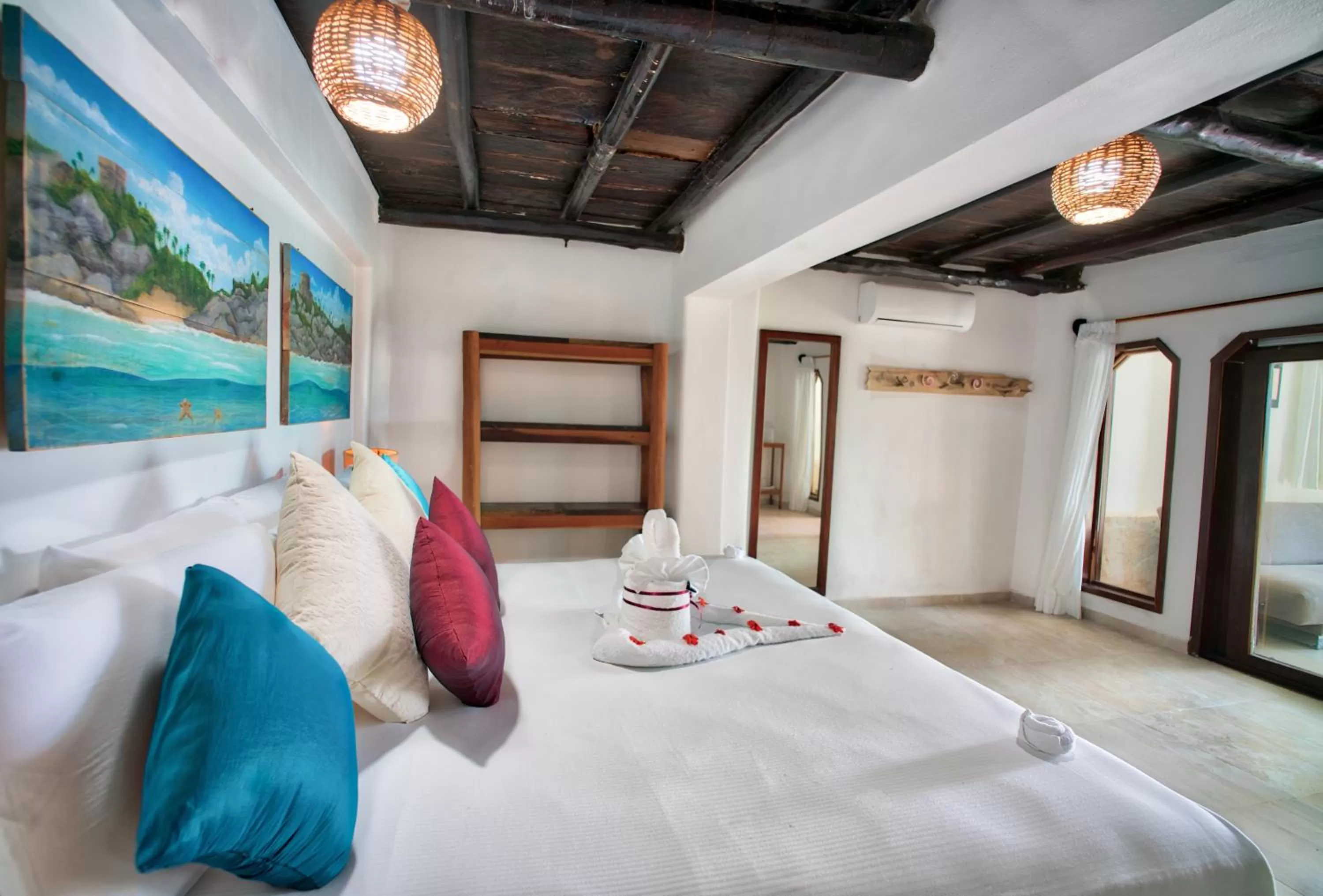 Photo of the whole room, Bed in Playa Canek Beachfront Eco Hotel