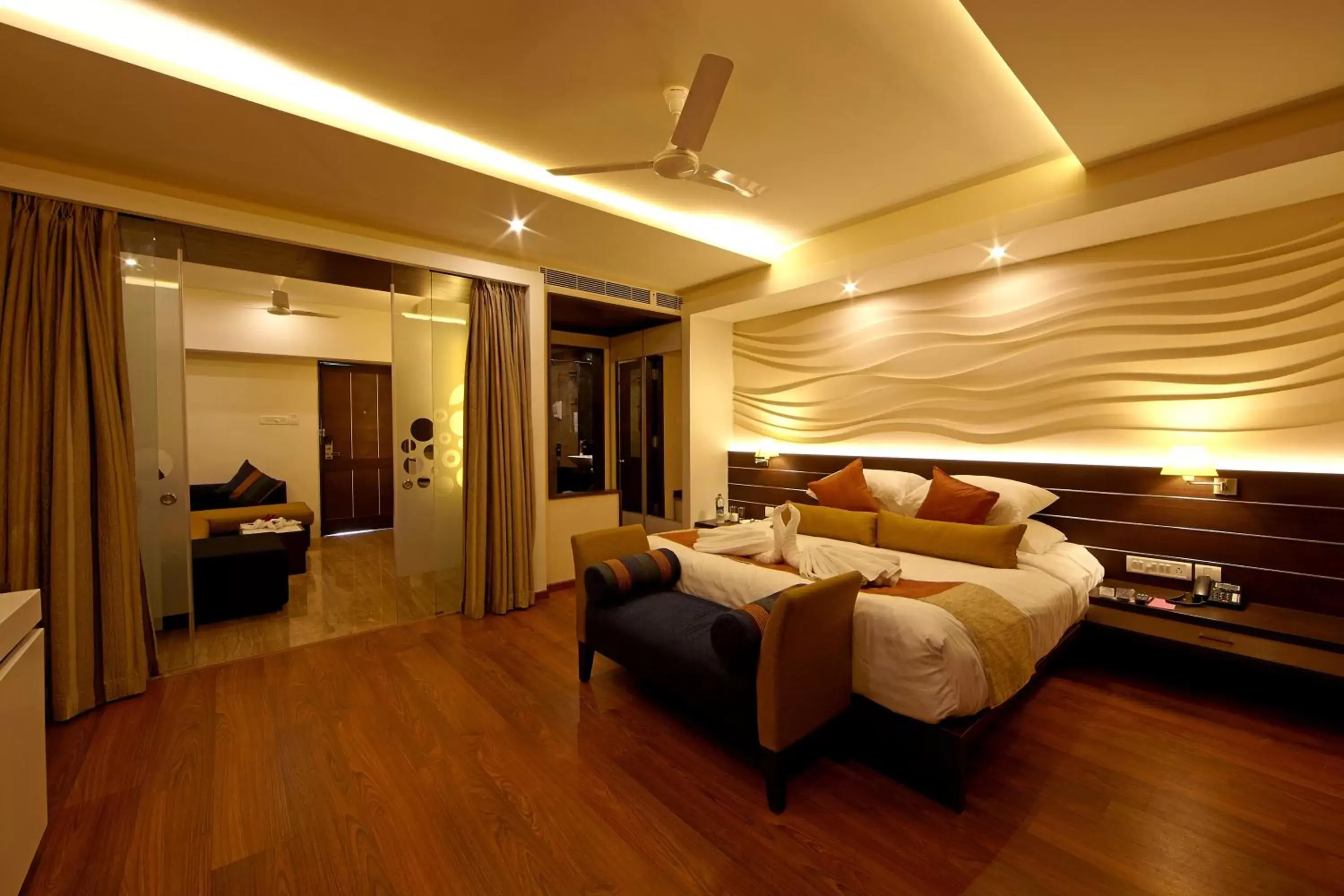 Bedroom in Golden Fruits Business Suites