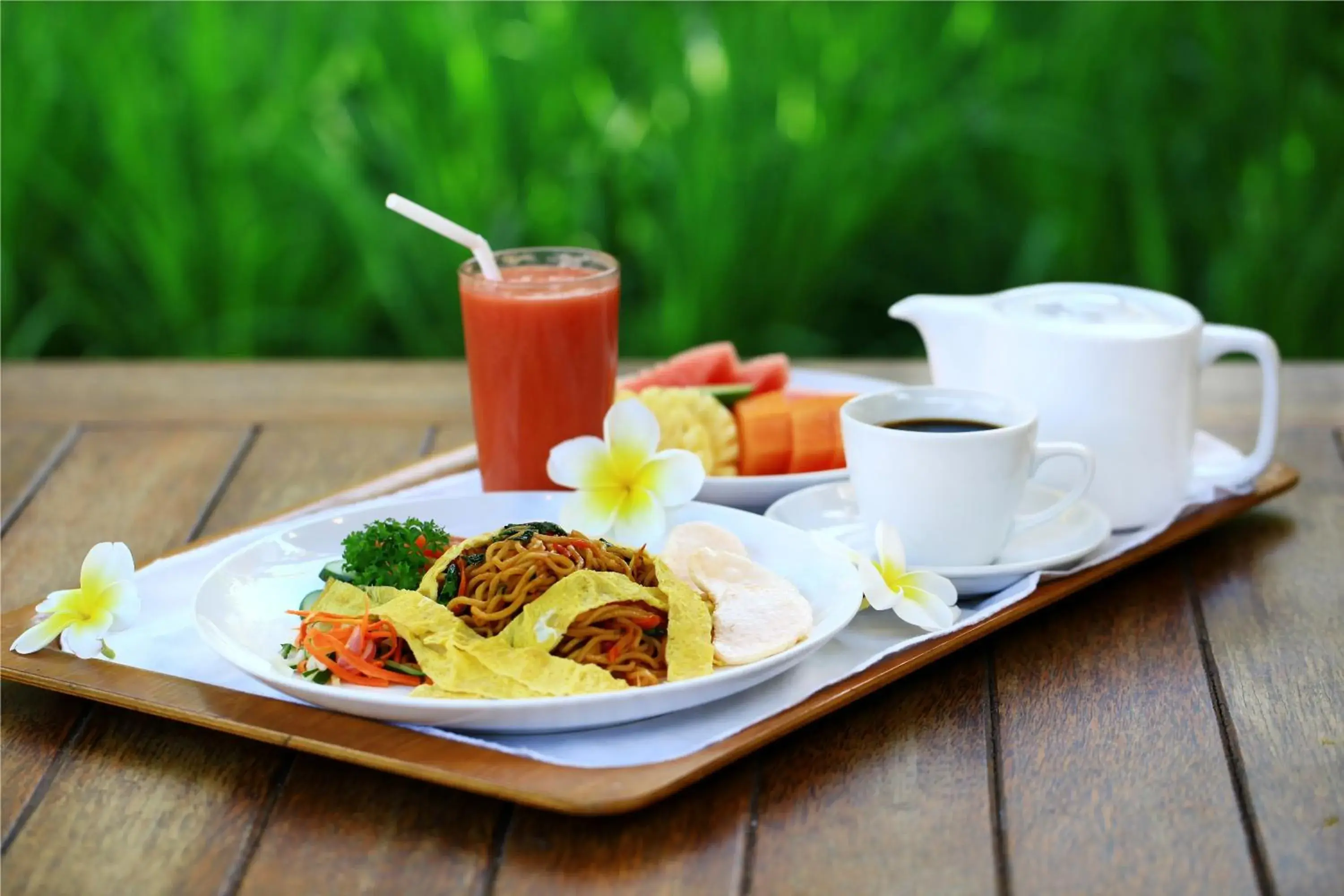 Asian breakfast in Ubud Heaven Penestanan