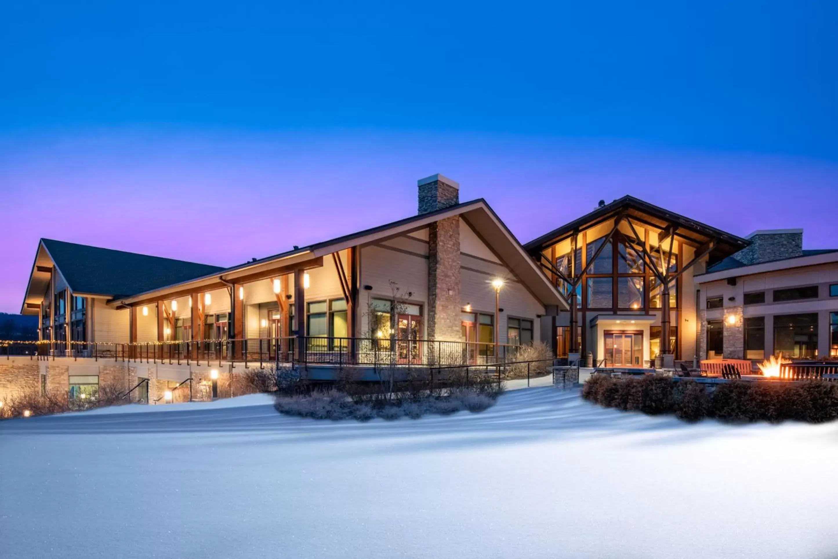 Winter in Liberty Mountain Resort