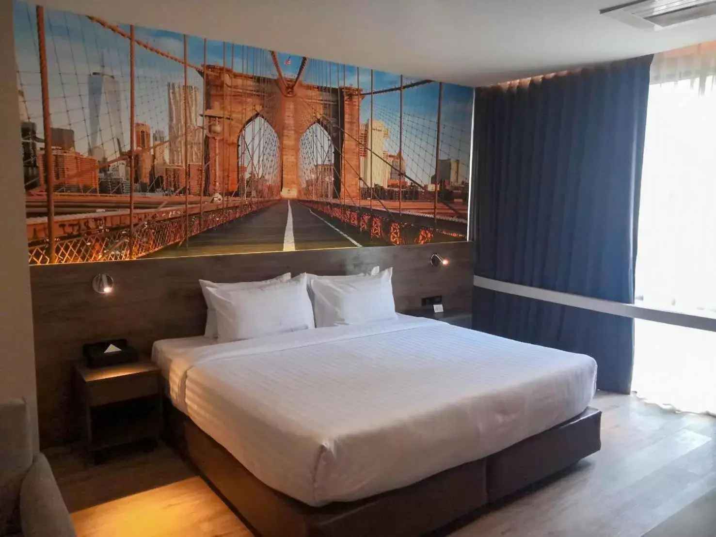 Bed in Manhattan Hotel Bangkok