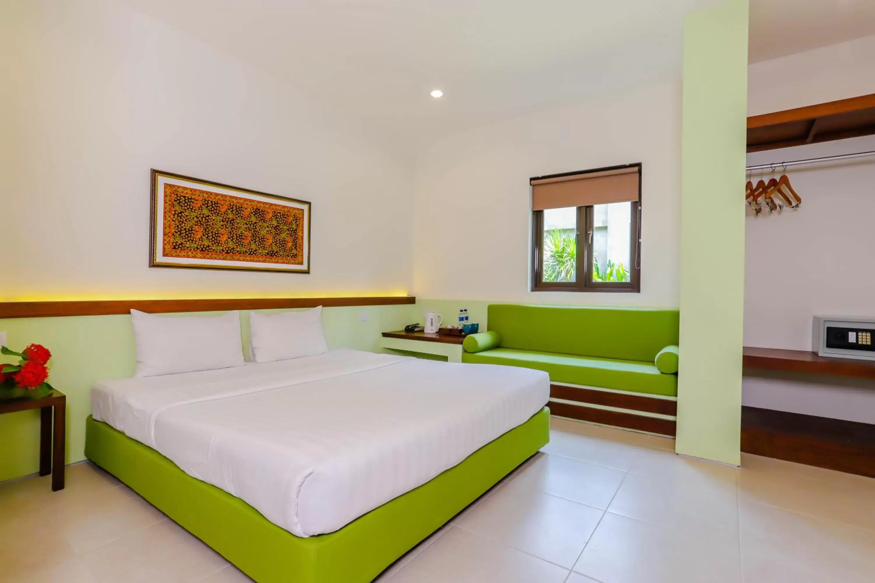 Property building, Bed in Ketapang Indah Hotel