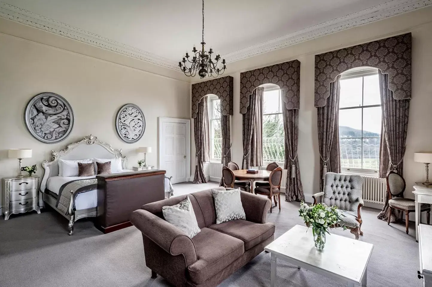 Seating Area in Bailbrook House Hotel, Bath