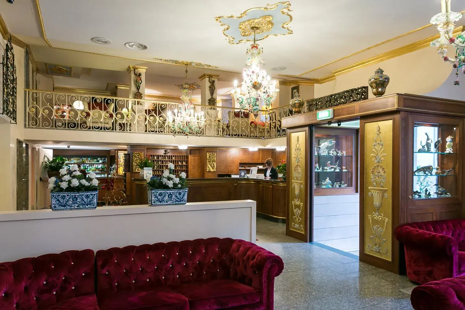 Seating area, Lounge/Bar in Hotel Milan Speranza Au Lac
