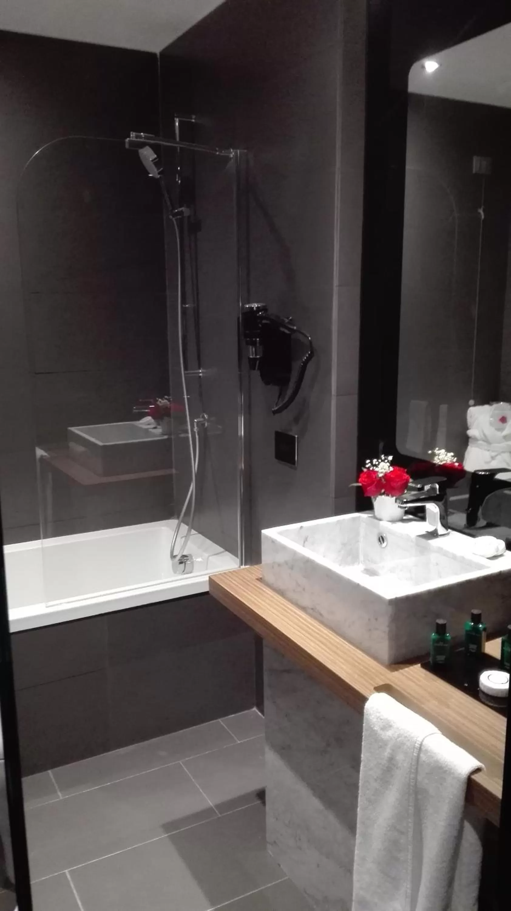 Bathroom in Hotel The Building