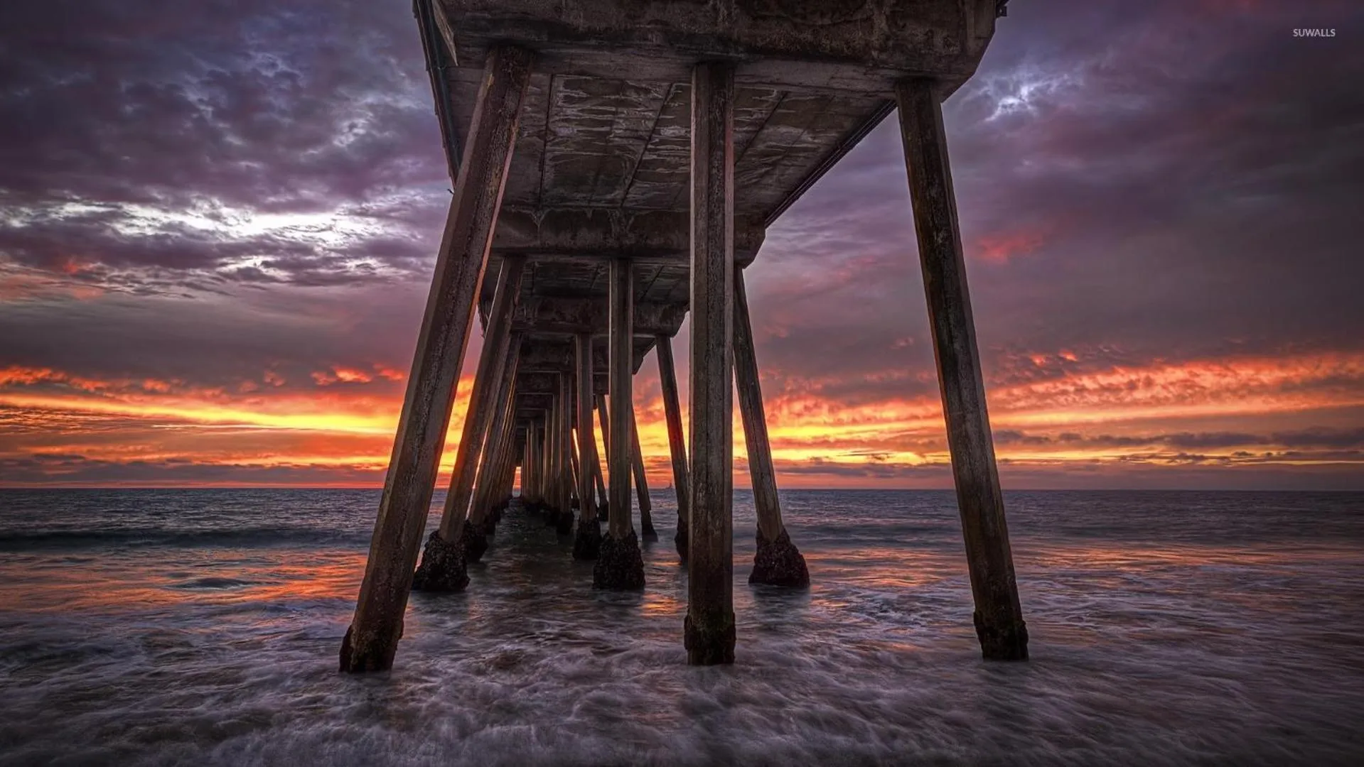 Sunset, Sunrise/Sunset in ITH Surf City Hostel Hermosa Beach