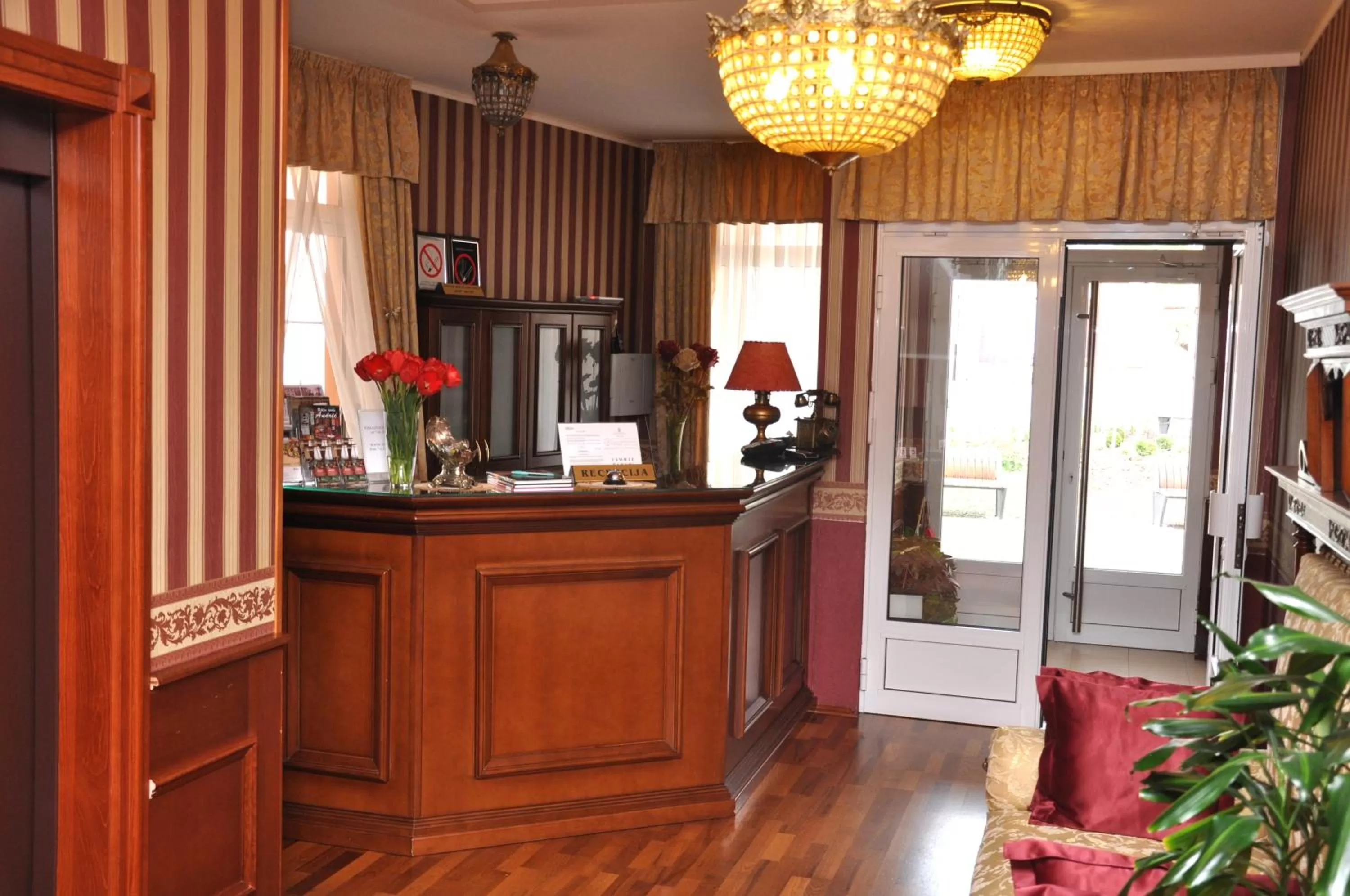 Lobby or reception in Garni Hotel Andric