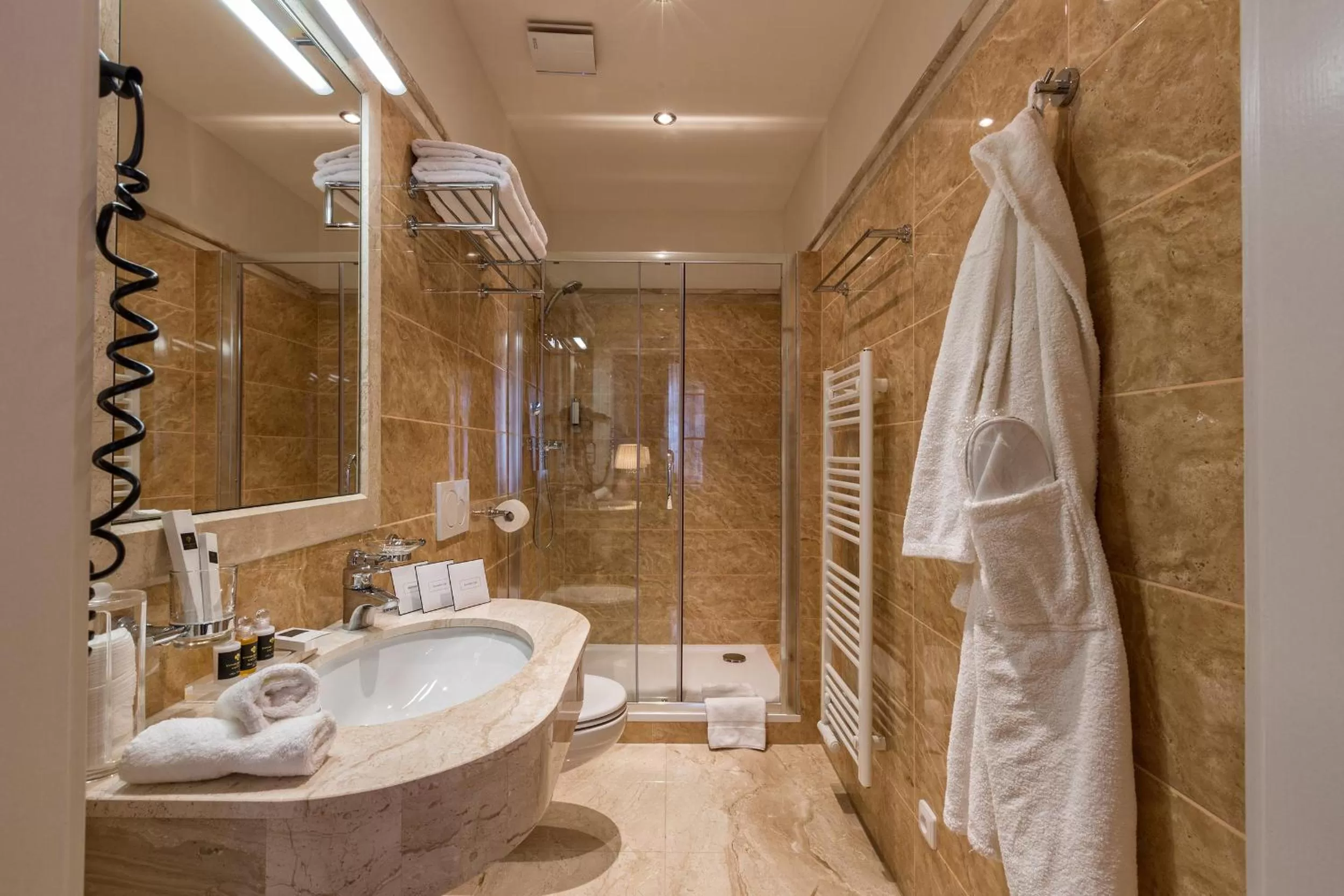 Bathroom in Little King Hotel U Malvaze