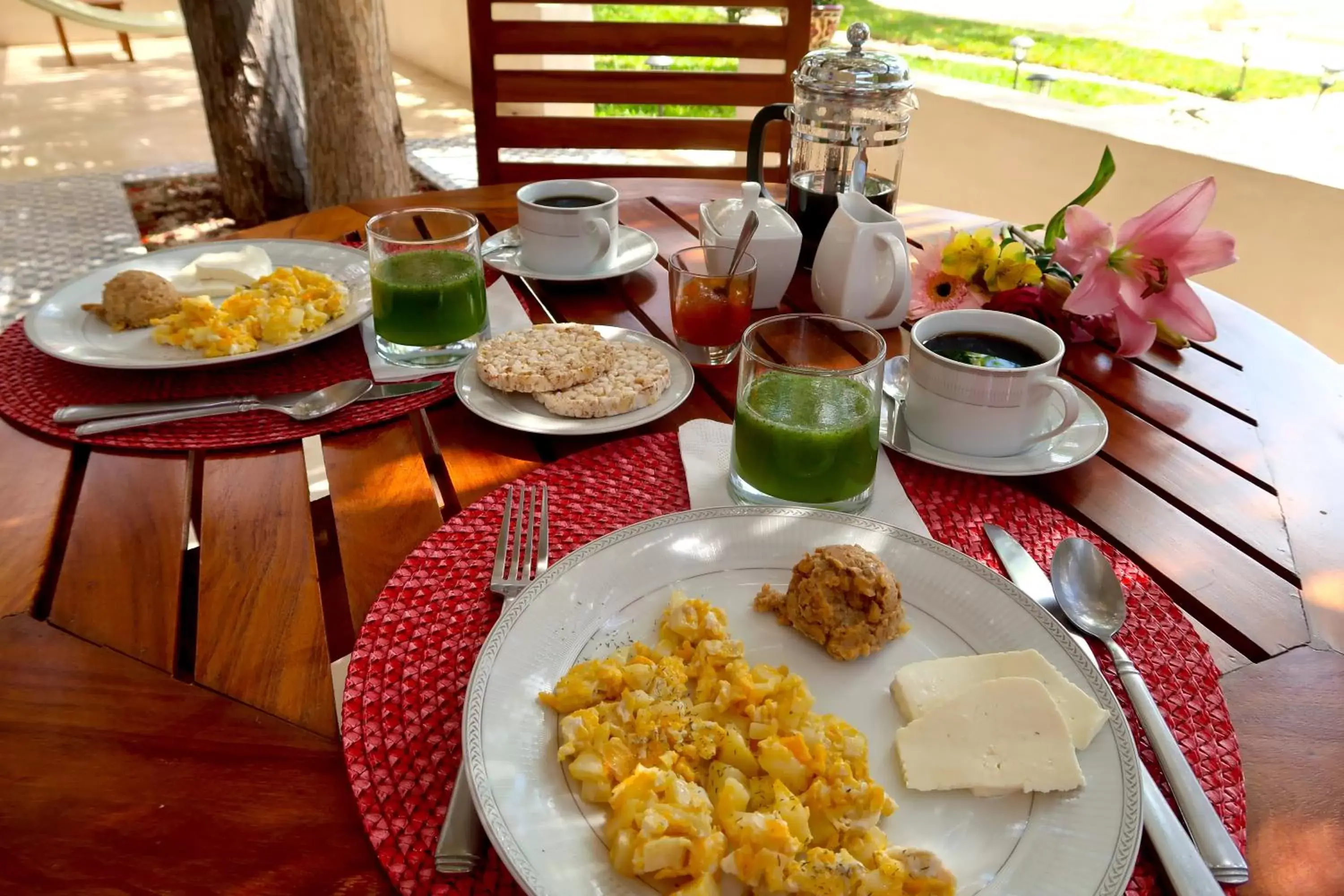 Food close-up, Breakfast in Hotel Casa de Campo Conkal Merida