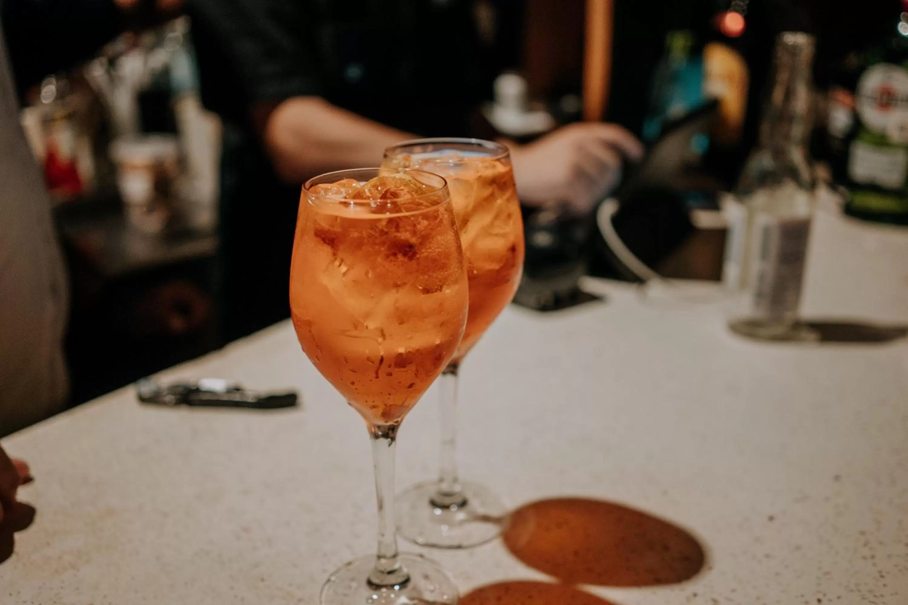 Drinks in Orchid House Tulum Jungle