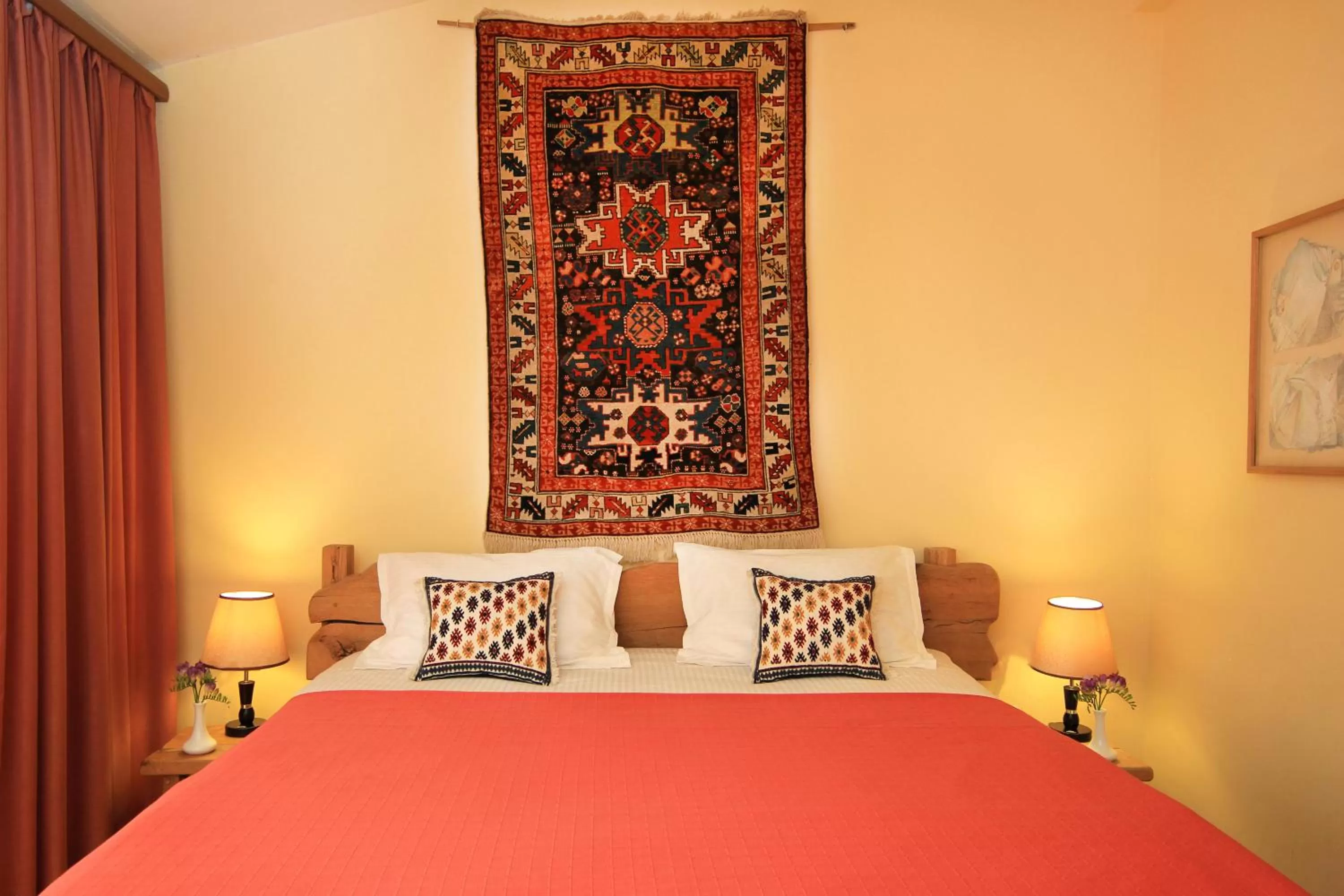Bed in Silk Road Hotel