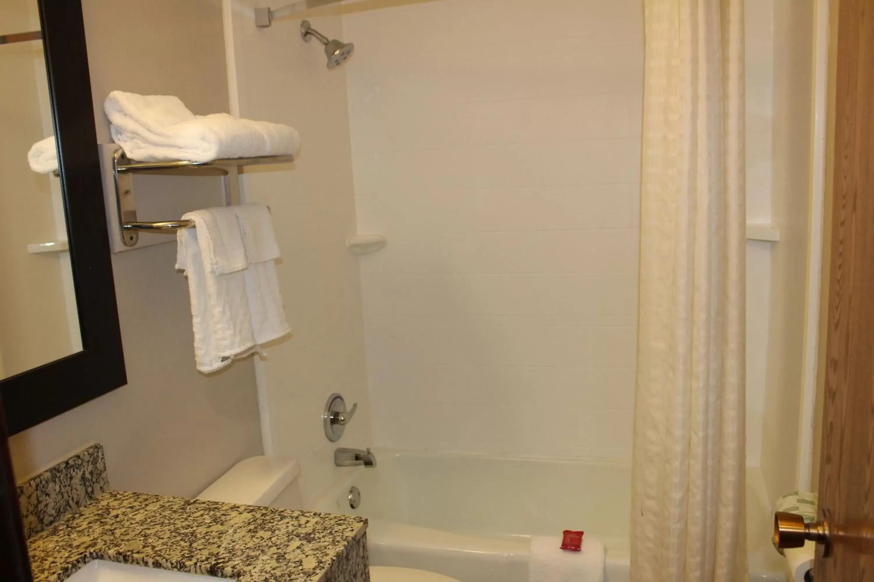 Bathroom in SureStay Hotel by Best Western Cedar Rapids