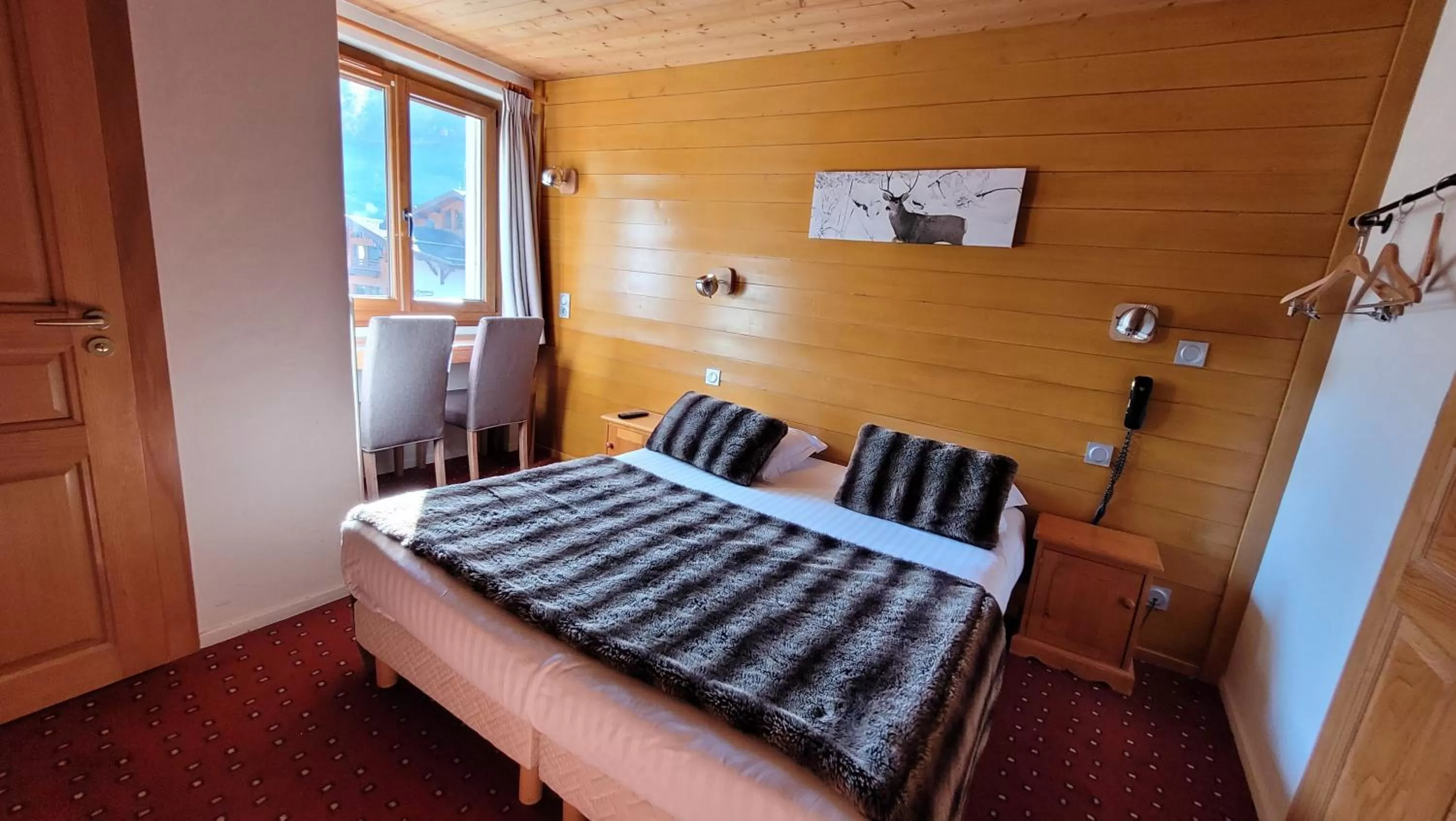 Bed in Hotel Christiania