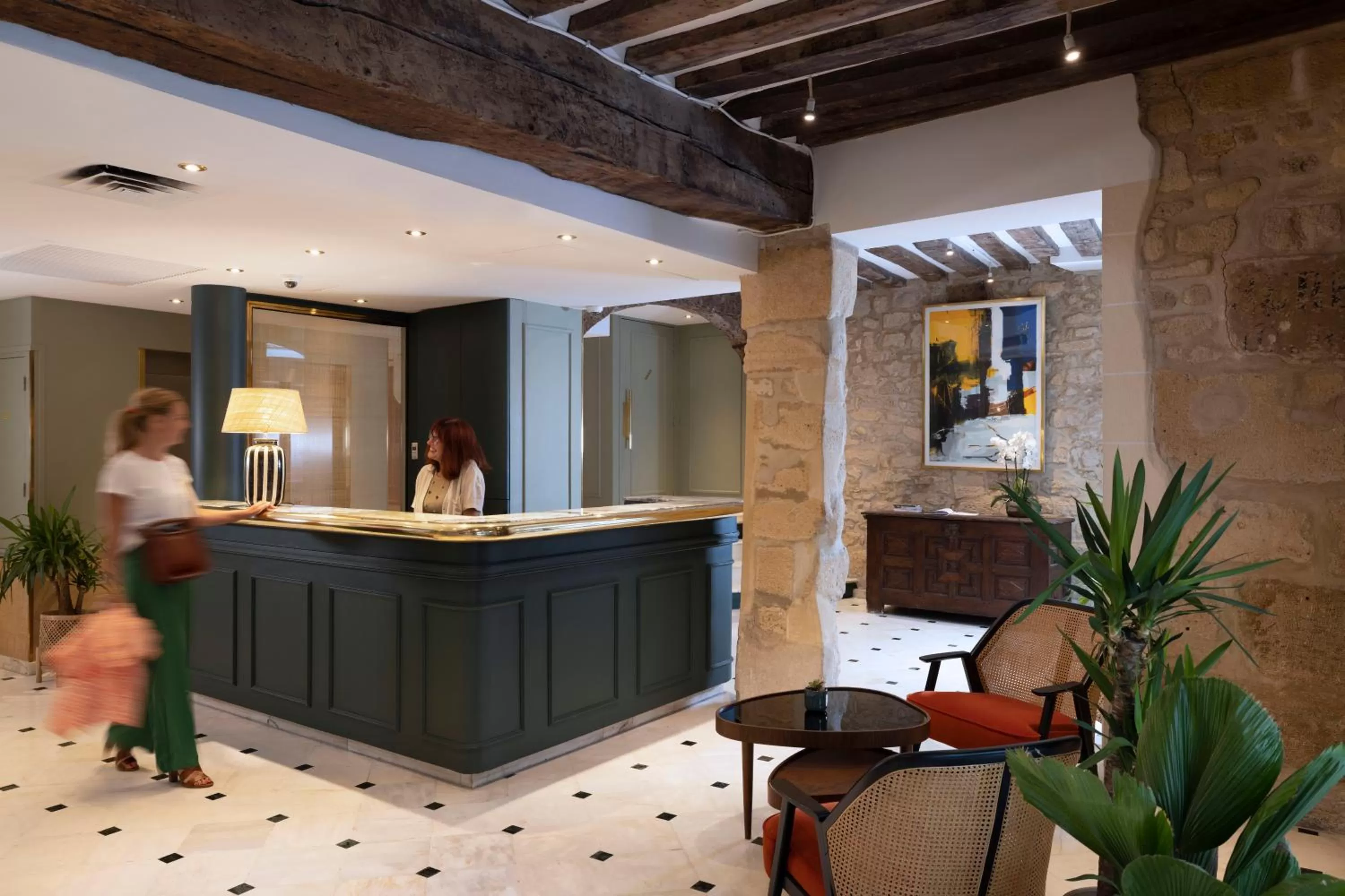 Lobby or reception in La Perle Saint Germain des Prés