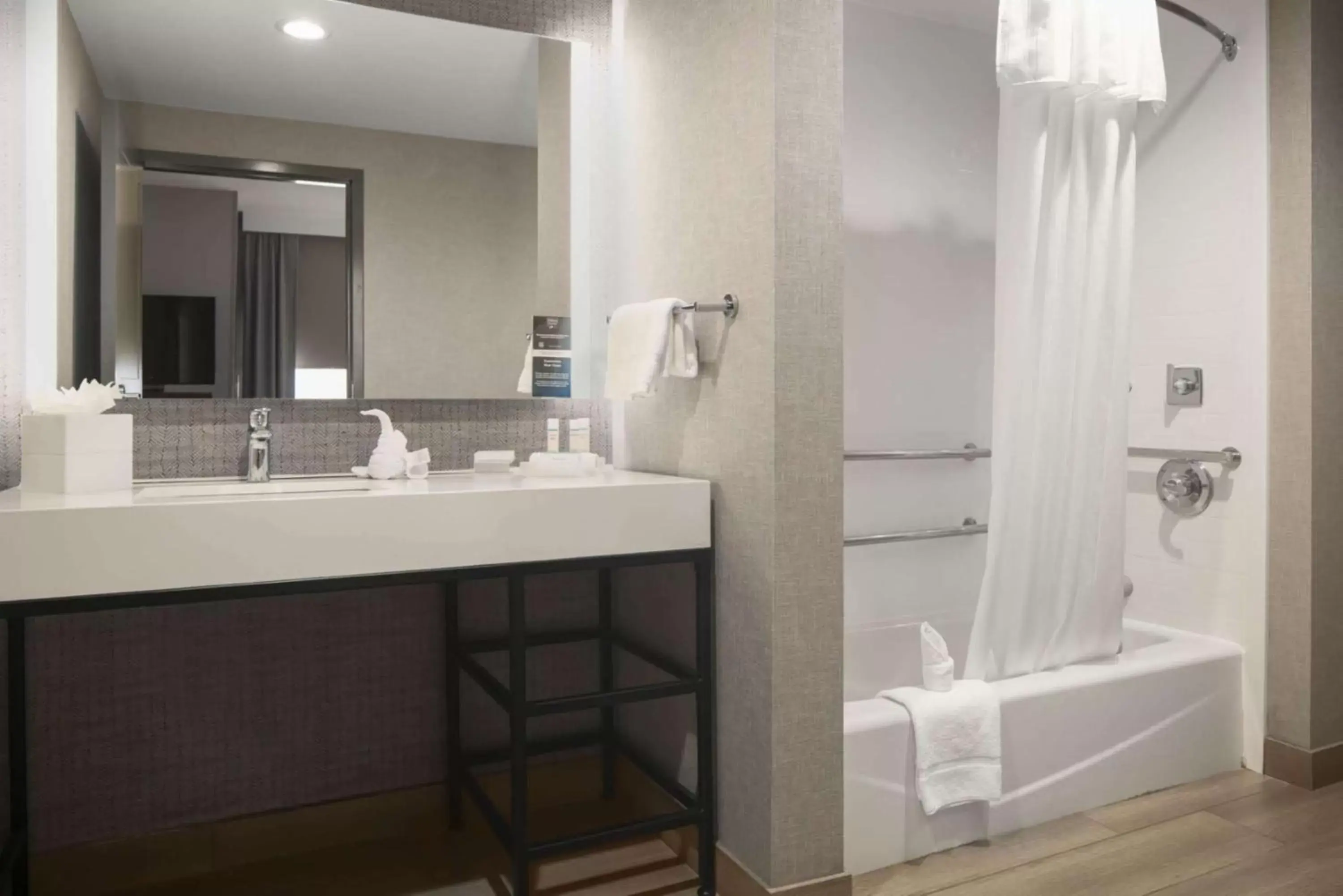 Bathroom in Homewood Suites by Hilton DFW Airport South, TX