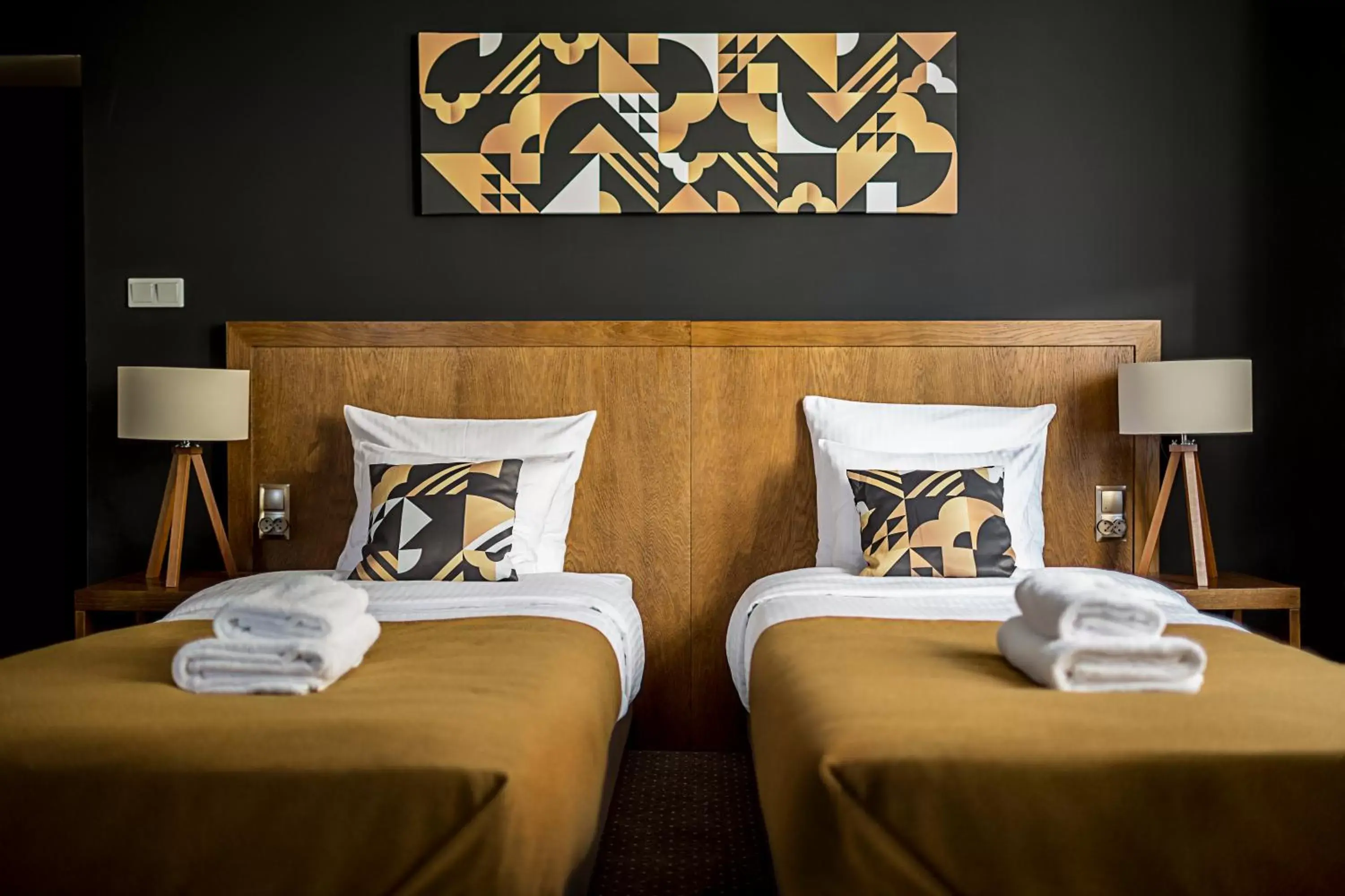 Bed, Room Photo in Zulian Aparthotel by Artery Hotels