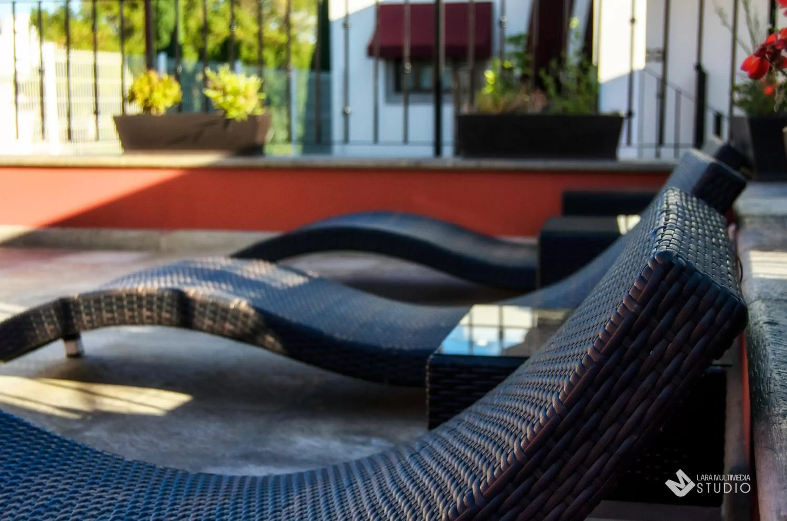 Balcony/Terrace, Seating Area in Hotel San Xavier