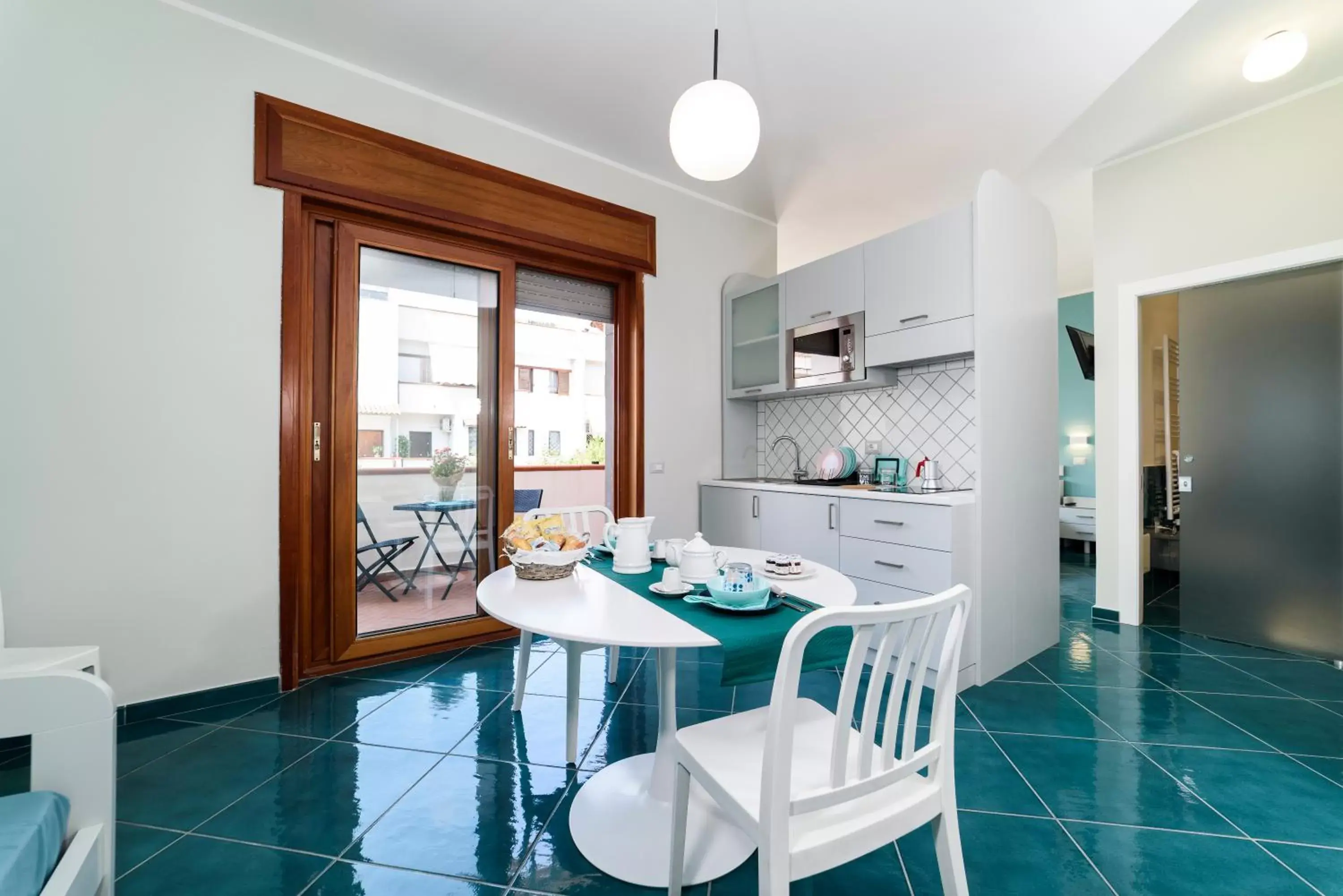 Balcony/Terrace, Dining Area in Il Papavero Residence Arbostella