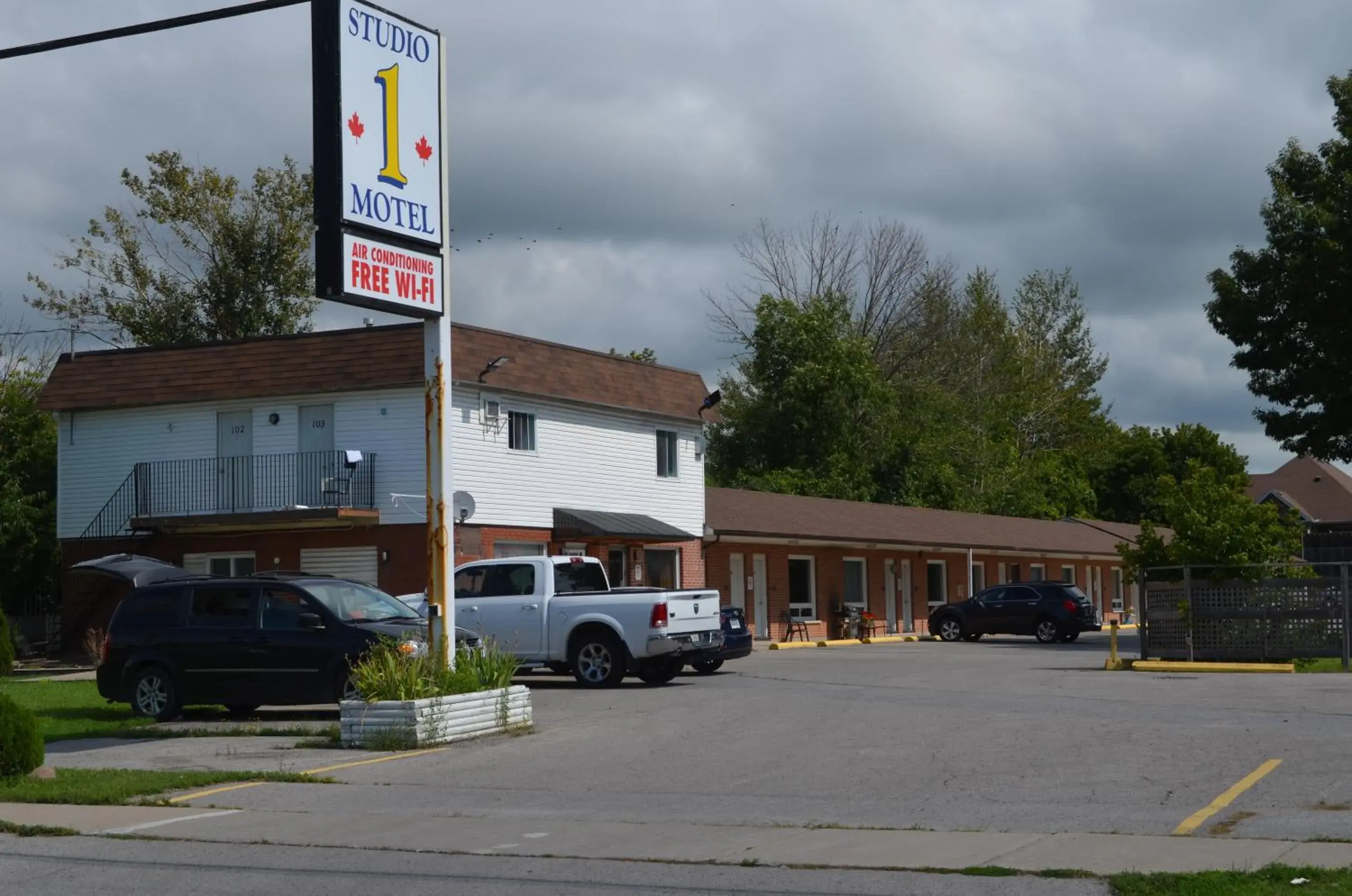 Property logo or sign, Property Building in Studio 1 Motel