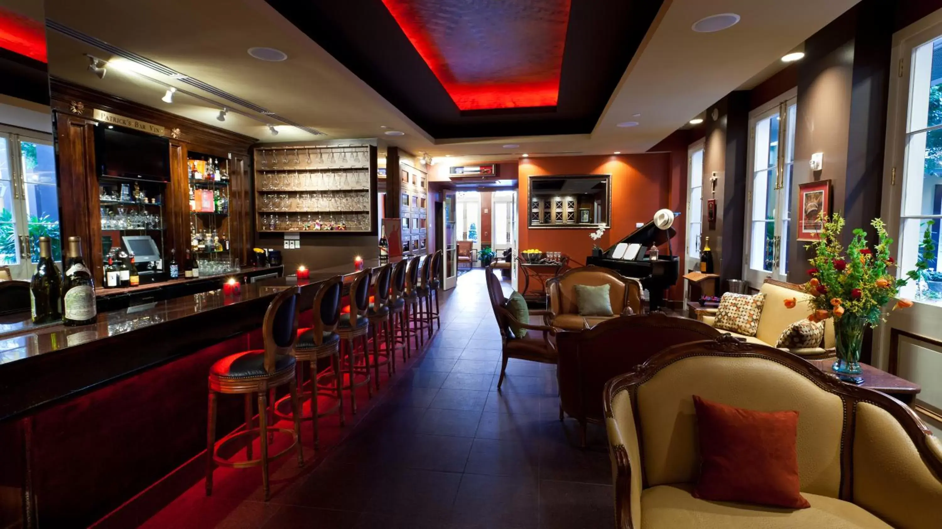 Lounge or bar, Restaurant/Places to Eat in Hotel Mazarin