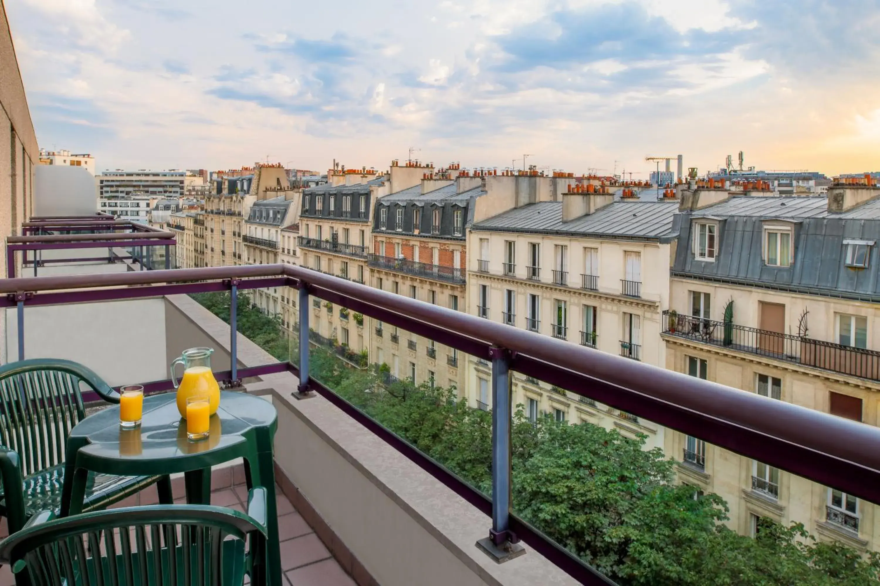Balcony/Terrace in Citadines Bastille Gare De Lyon Paris