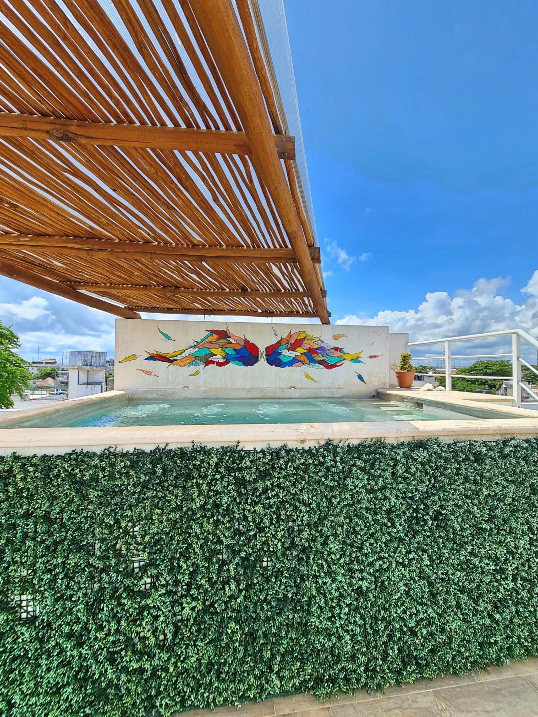 Swimming pool, Beach in Playa Nah