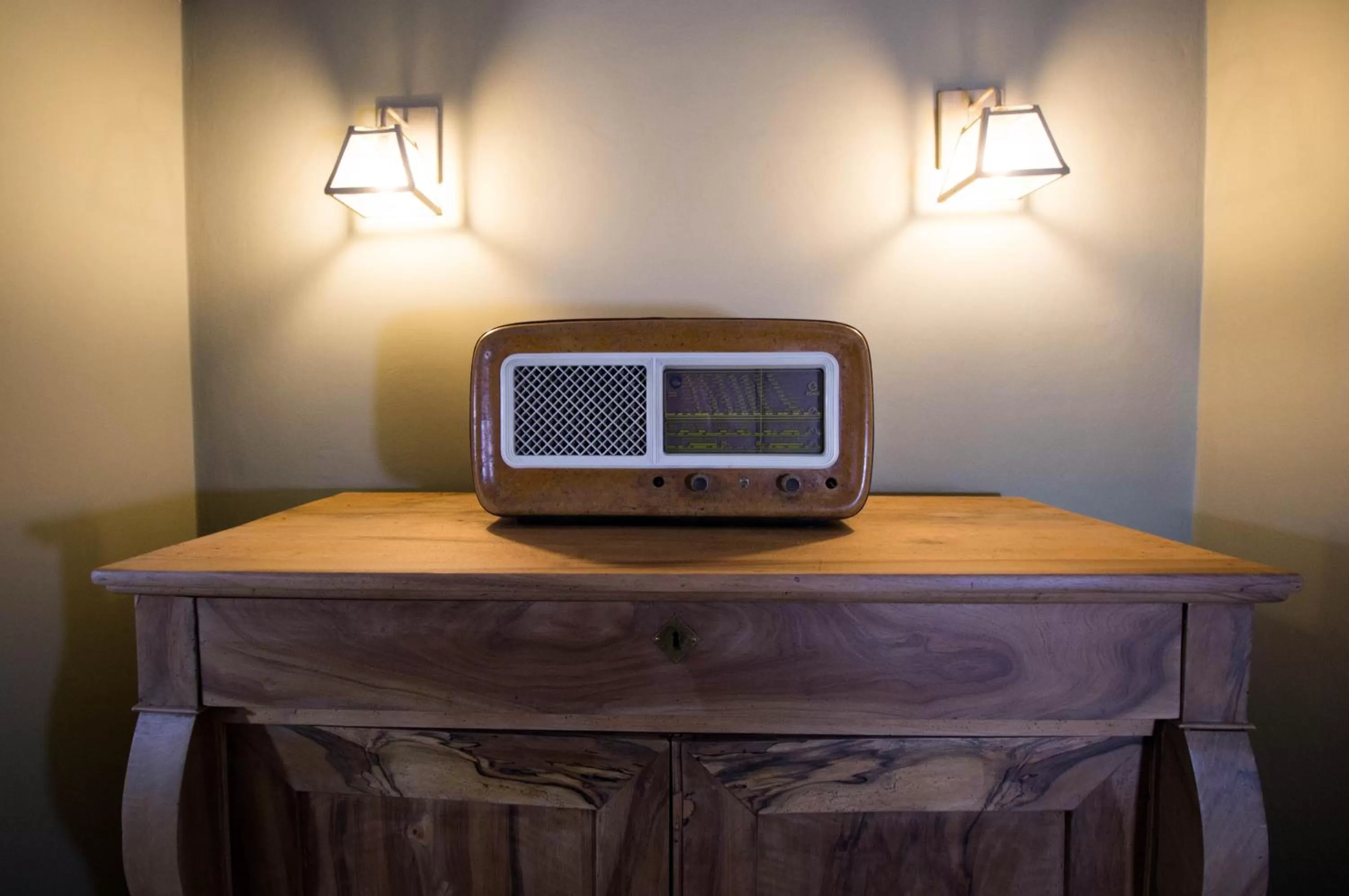 Decorative detail, TV/Entertainment Center in Ca Veja B&B Forlì