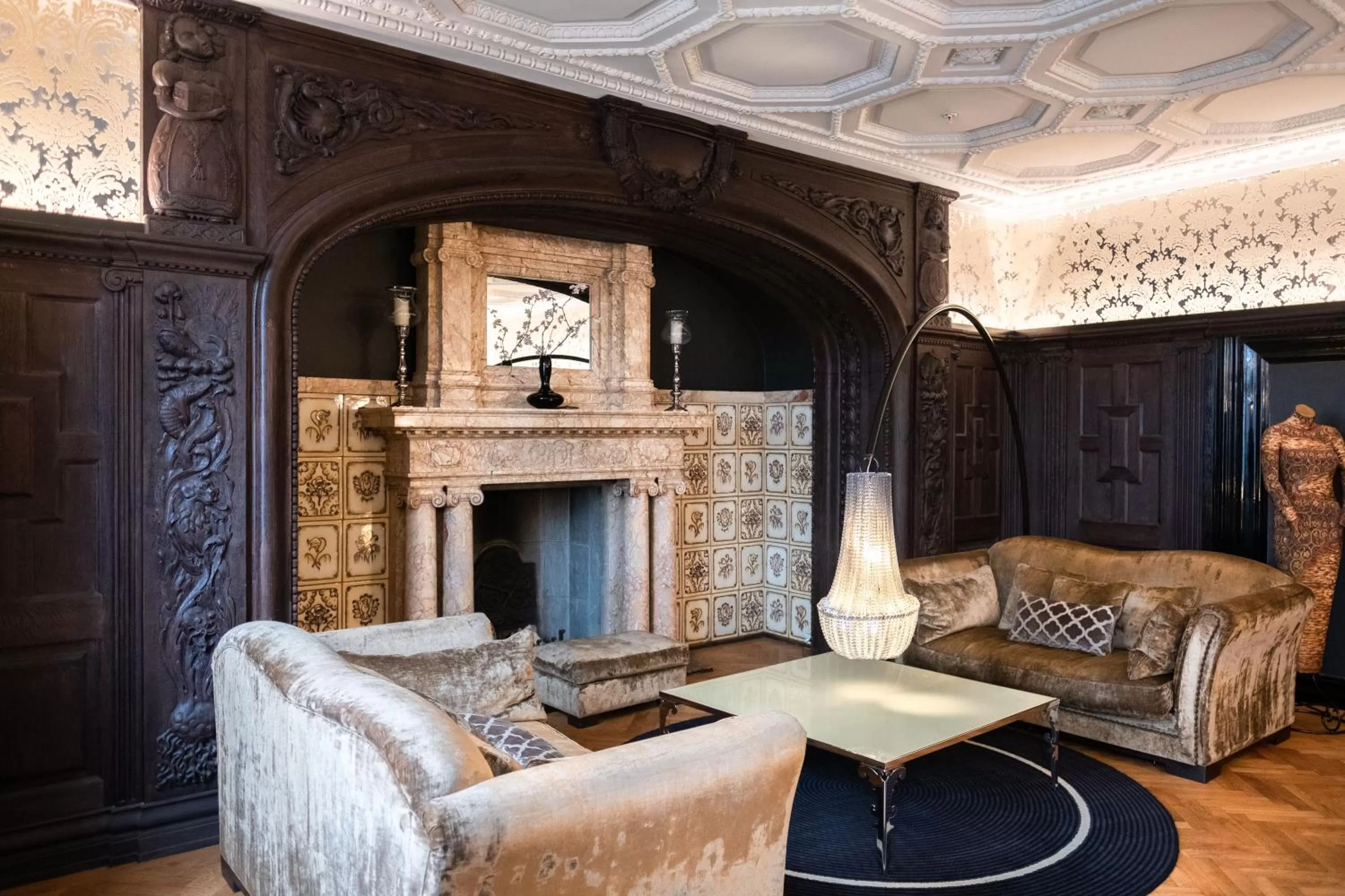 Living room in Home Hotel Havnekontoret