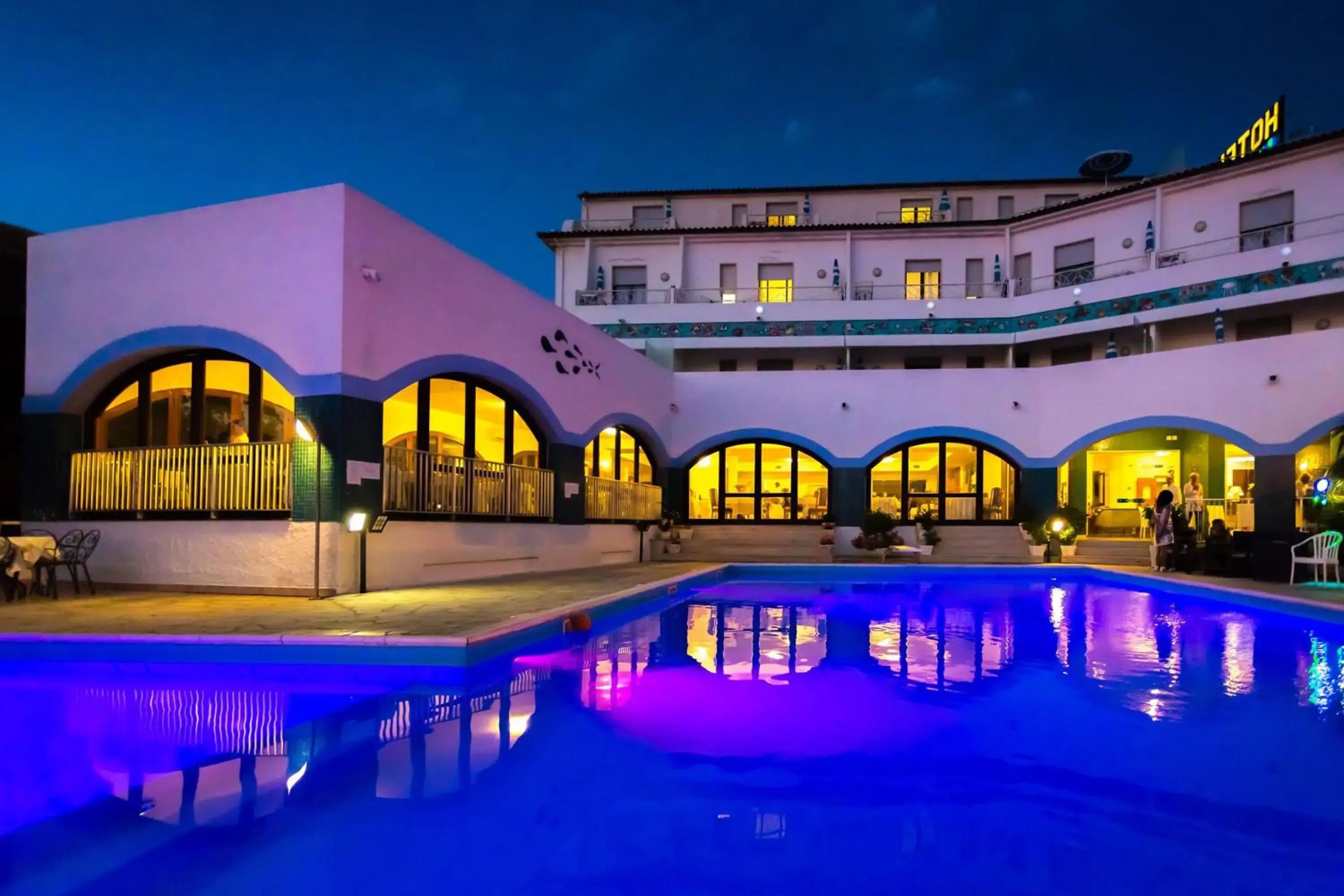 Facade/entrance, Swimming Pool in Hotel Poseidon