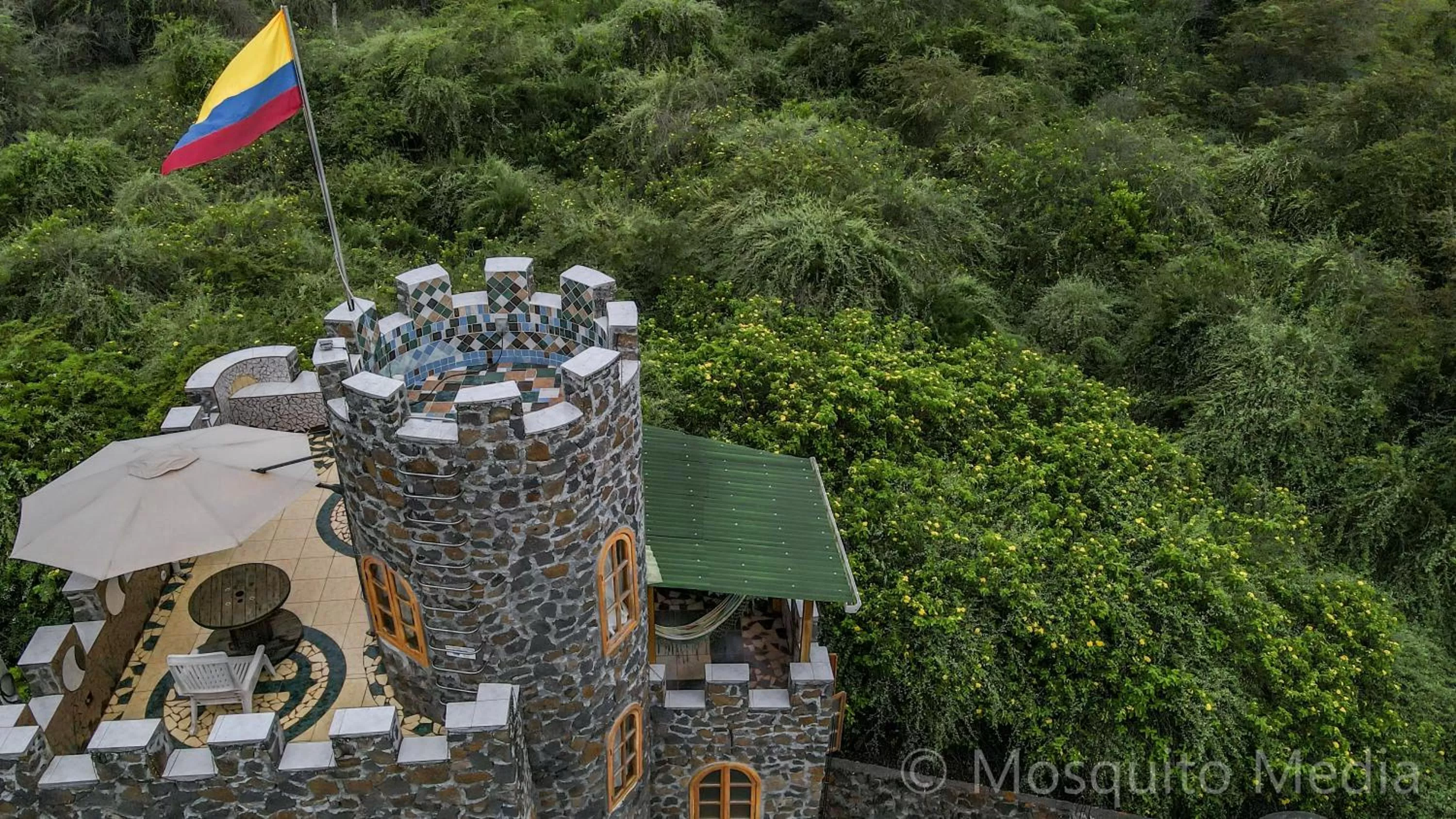 Garden view in La Fortaleza De Haro