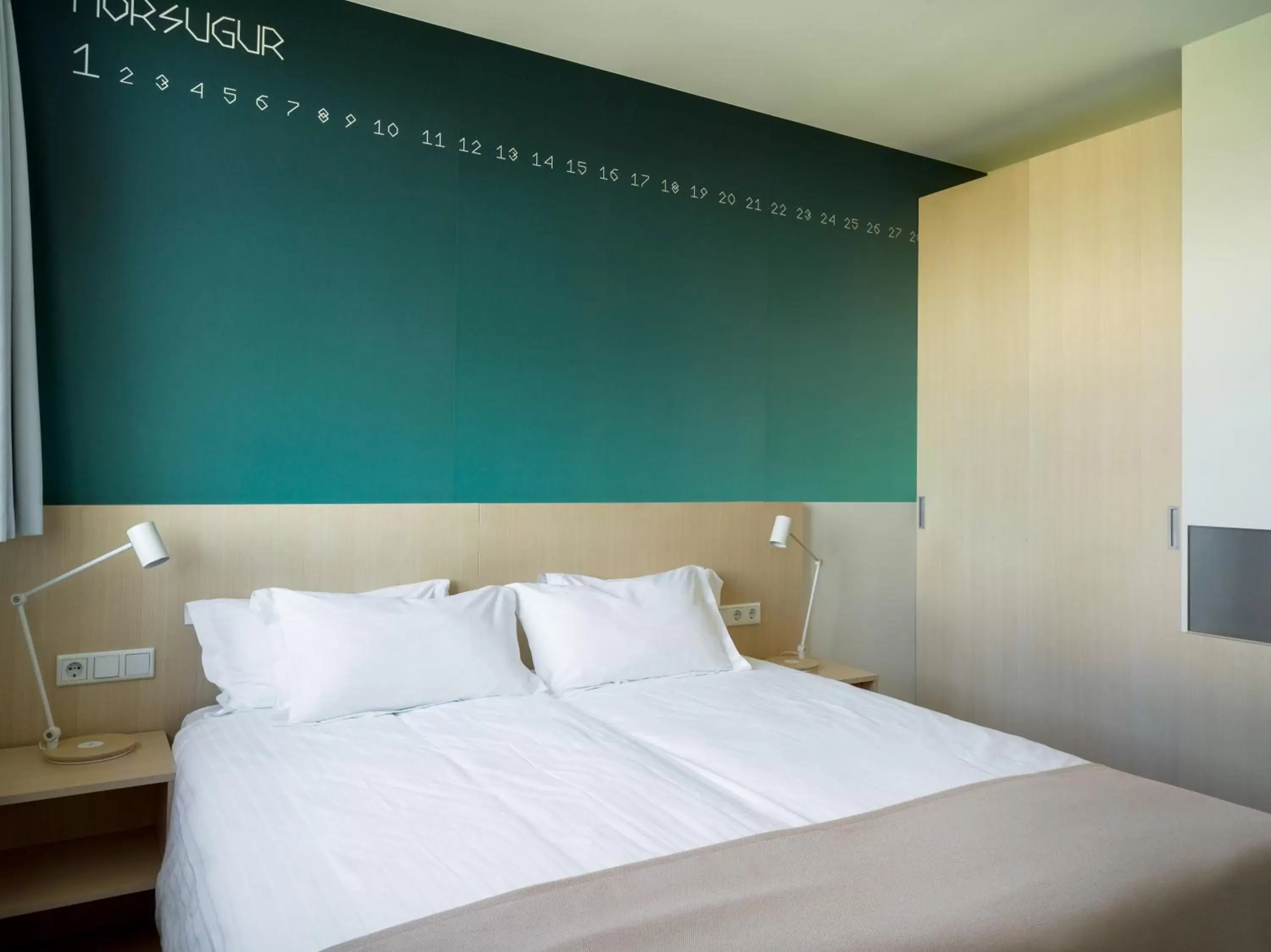 Bed in Reykjavik Lights Hotel by Keahotels